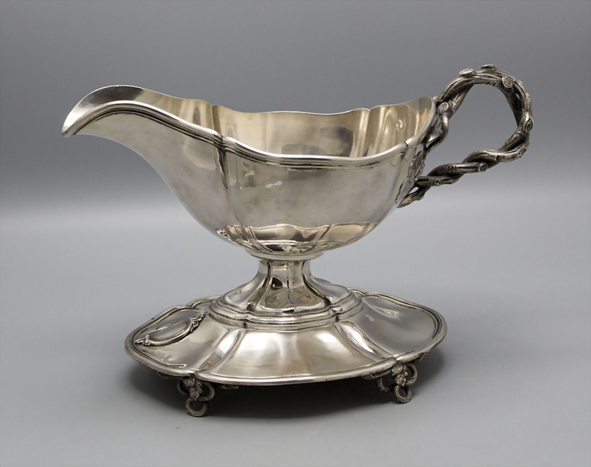 Sauciere / A silver gravy boat, Alexandre-Auguste Turquet, Paris, nach 1865