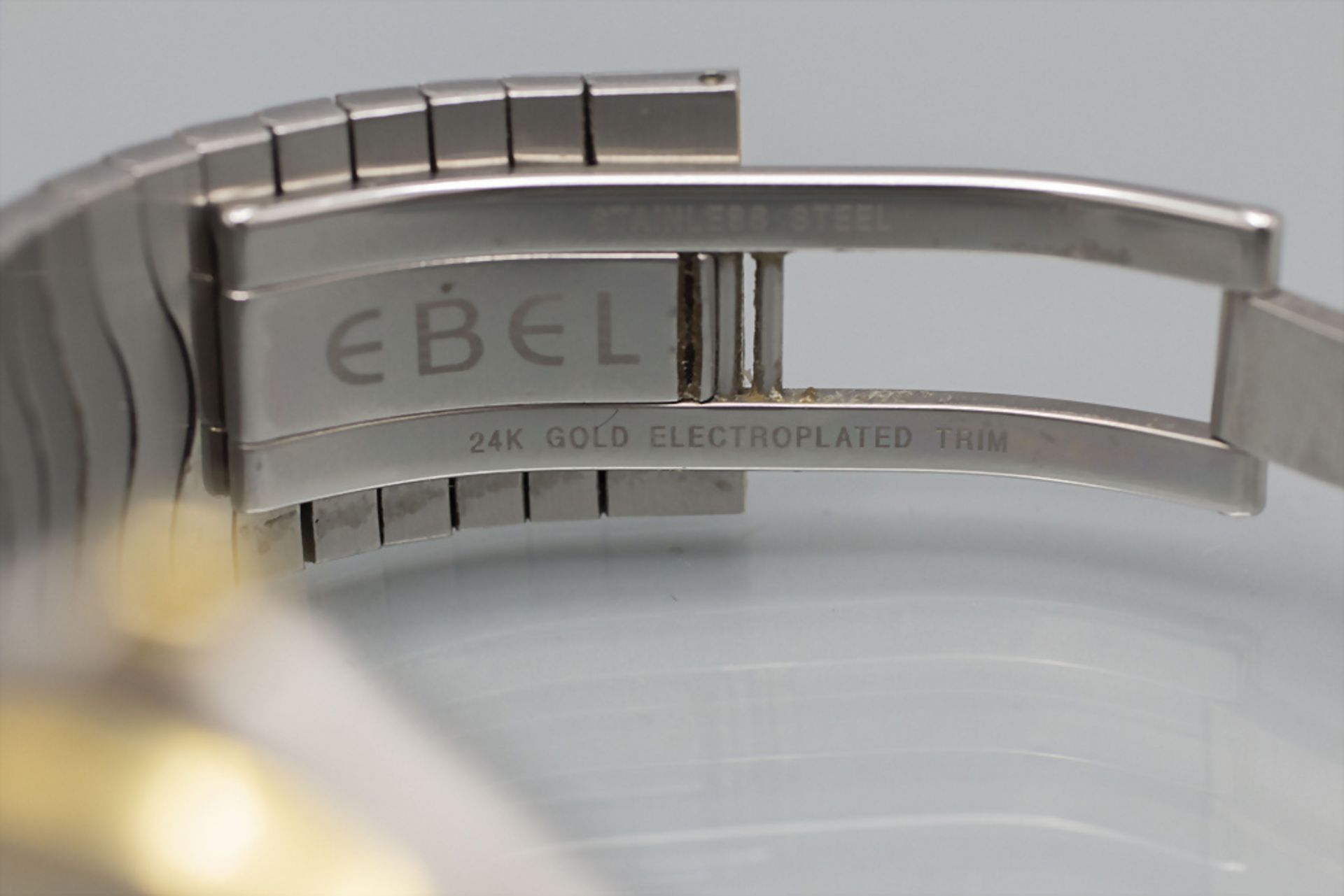 Herrenarmbanduhr / A men's steel and gold wristwatch, Ebel Sport Senior, Swiss / Schweiz, 1994 - Bild 8 aus 10