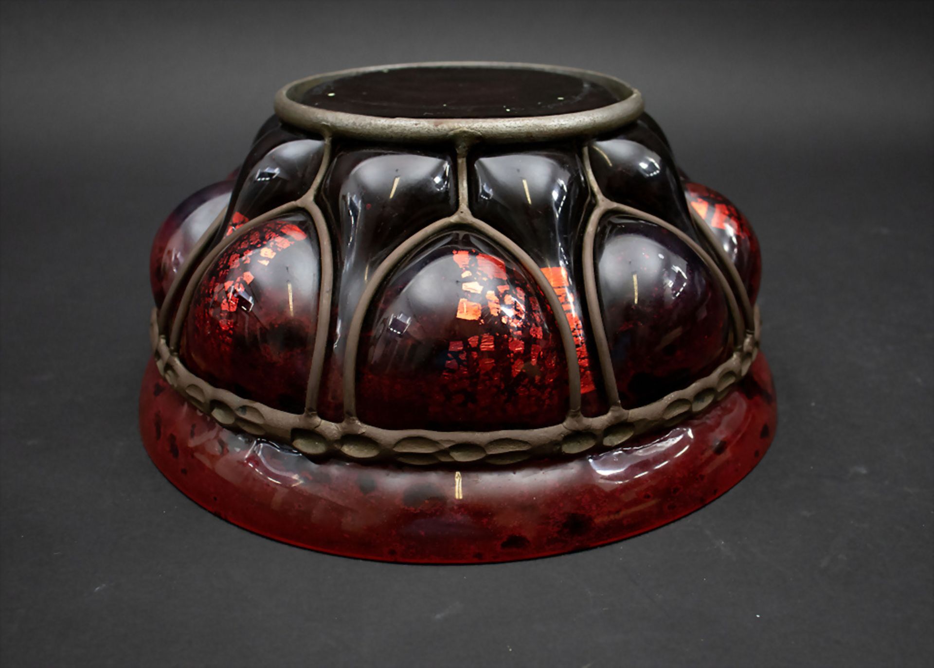 Große Art Déco Schale / A large Art Deco bowl, Louis Majorelle & Daum, Nancy, um 1920 - Image 6 of 6