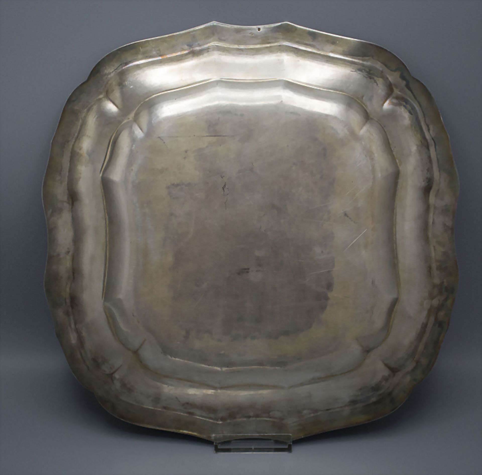 Silberplatte / A Sterling silver tray, Boullanger, Paris, um 1870 - Image 2 of 4