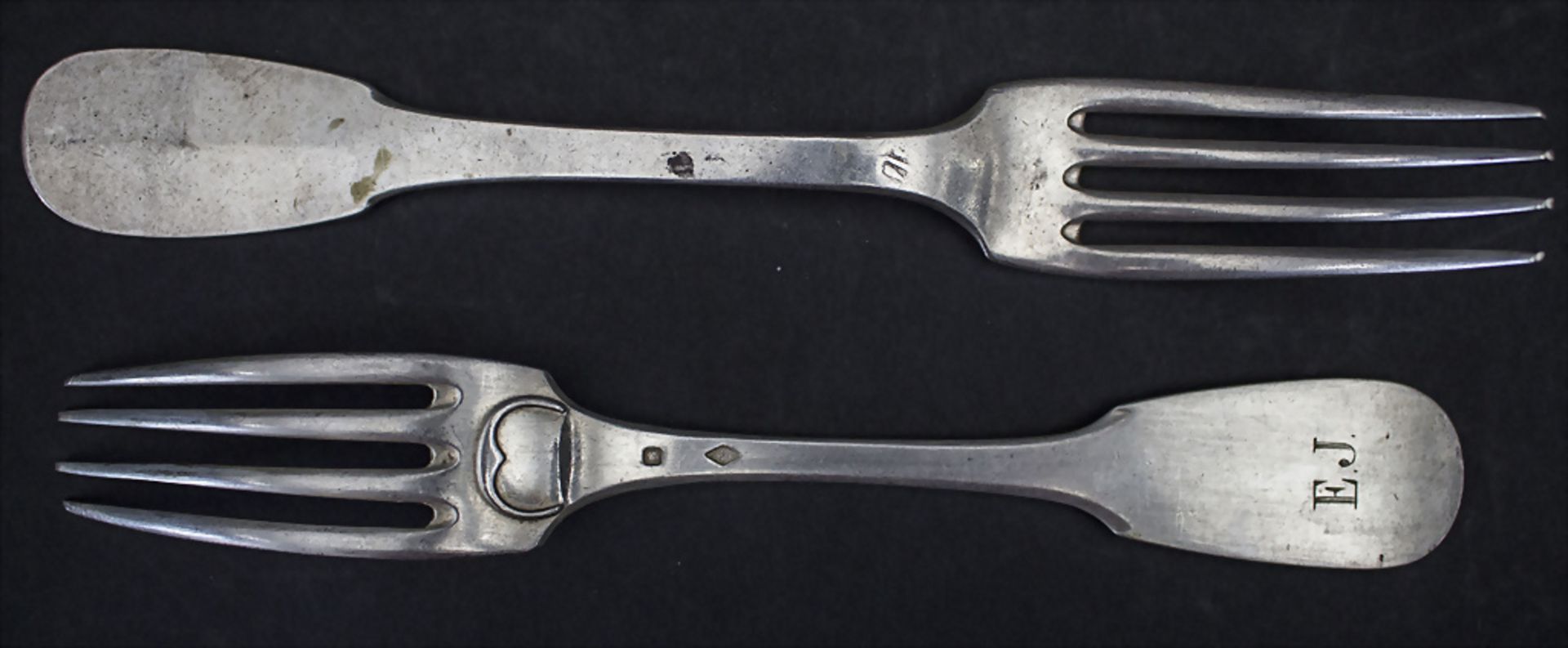 12-tlg. Silberbesteck / A 12-piece set of silver cutlery, Paris, nach 1839 - Bild 2 aus 7