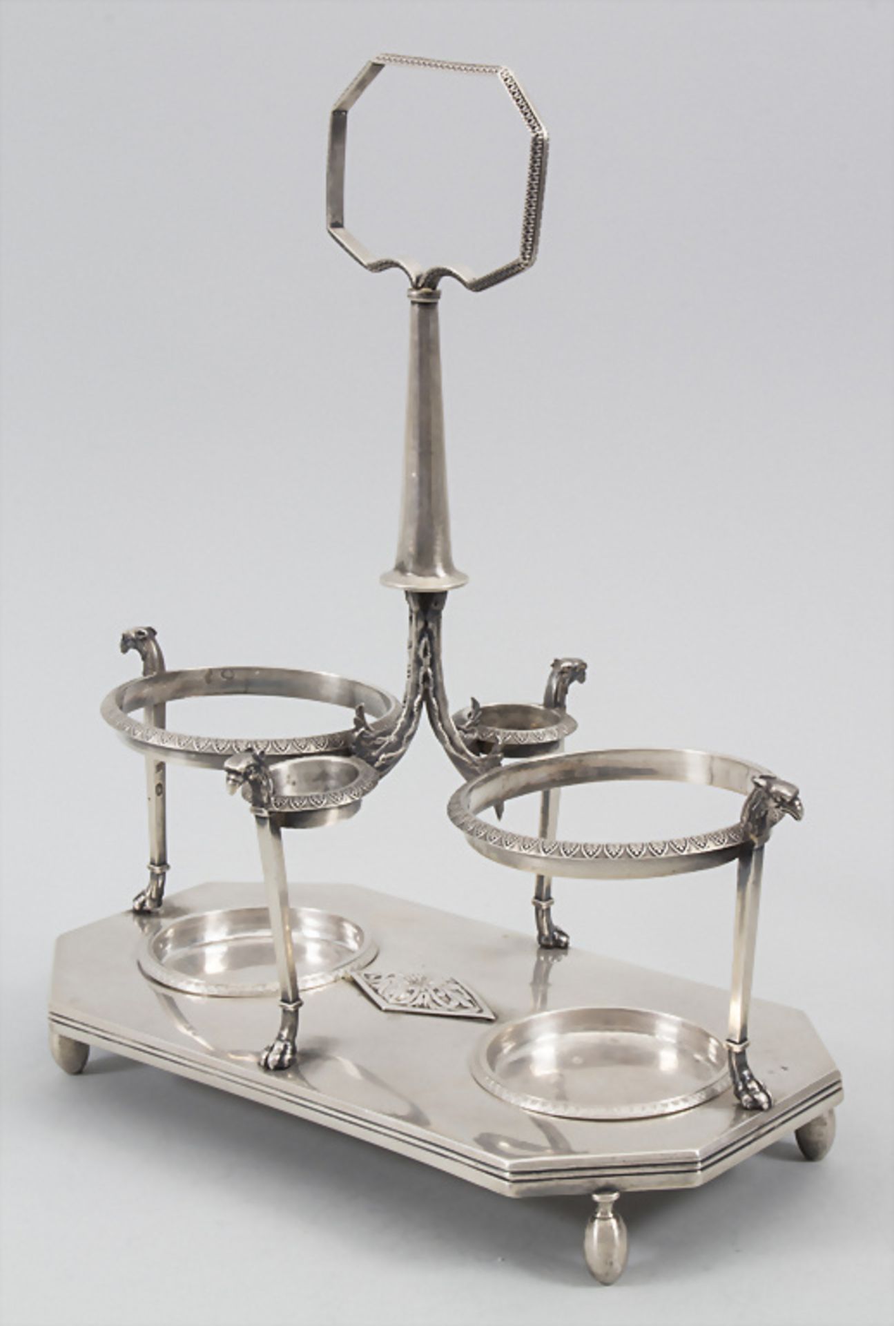 Empire Menage / A silver cruet stand, Abel-Étienne Giroux, Paris, 1806 - Bild 2 aus 9