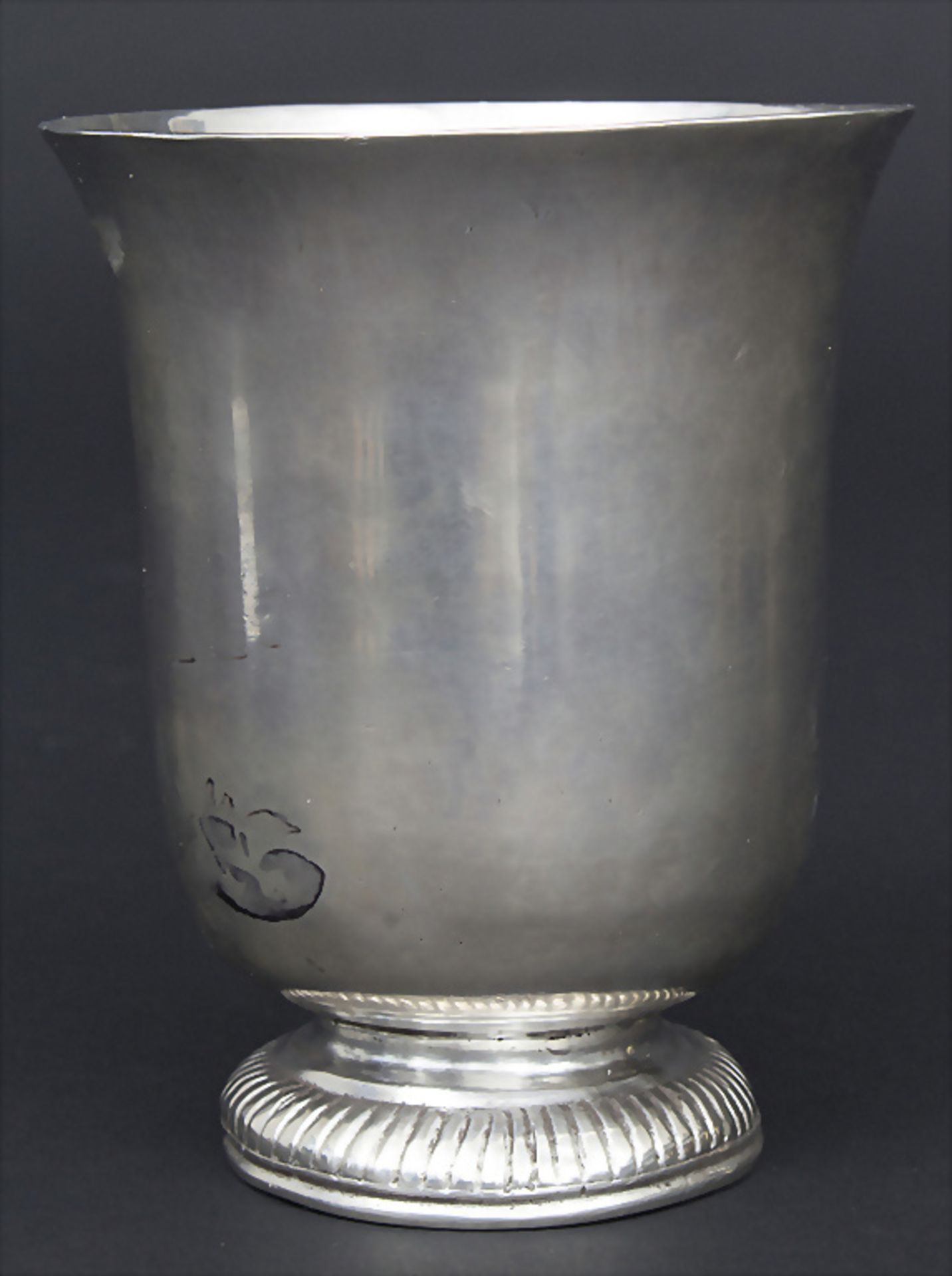 Becher / A silver beaker / goblet, Morlaix, 1742 - Bild 2 aus 5