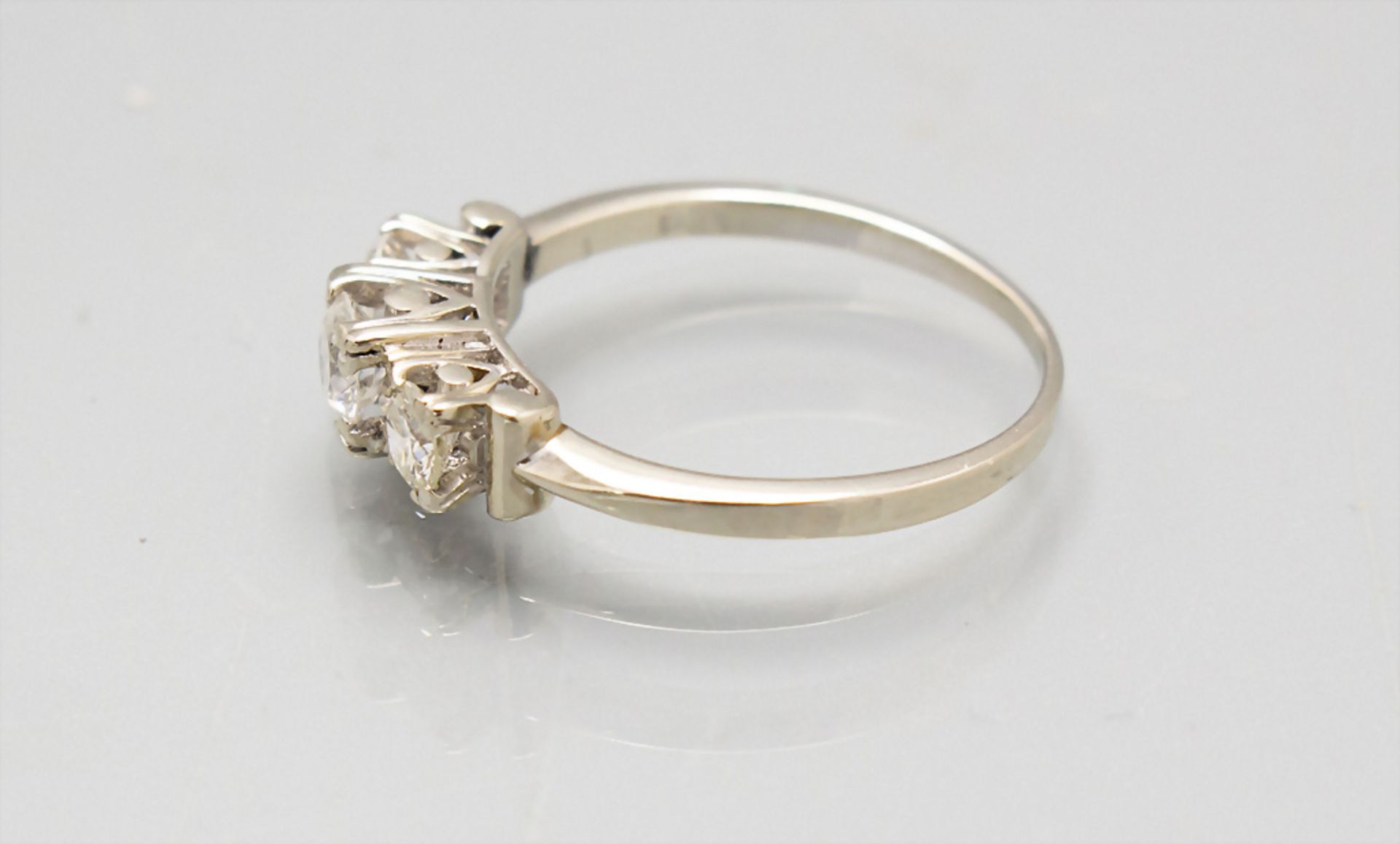 Damenring mit Brillanten / A ladies ring in 14 ct gold with diamonds - Bild 2 aus 3