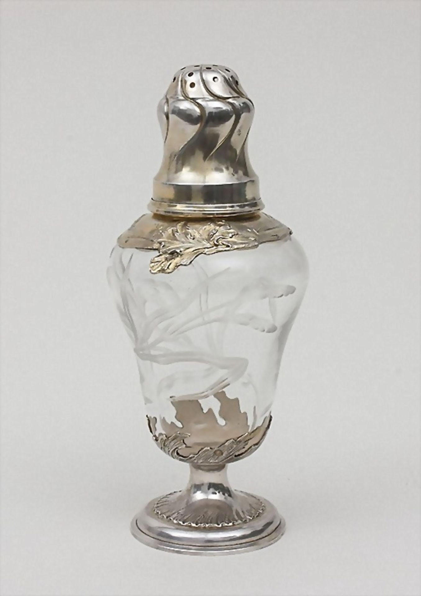 Jugendstil-Zuckerstreuer / Art Nouveau Silver Sugar Sprinkler, Paul Canaux & Cie., Paris, um 1900 - Bild 2 aus 3