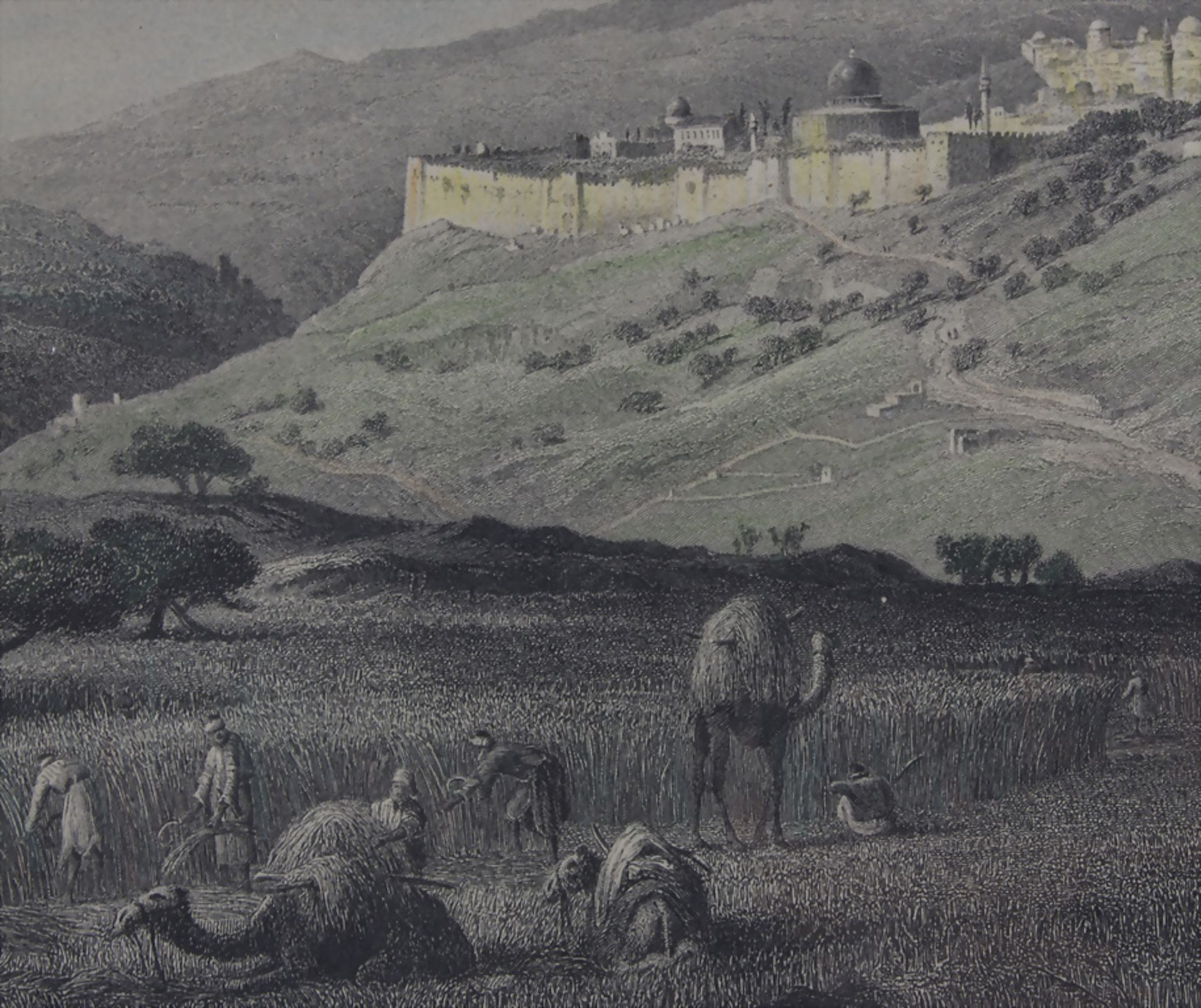 Israelischer Künstler, 'Zwei Ansichten von Jerusalem' / 'Two views of Jerusalem', um 1900 - Bild 4 aus 5