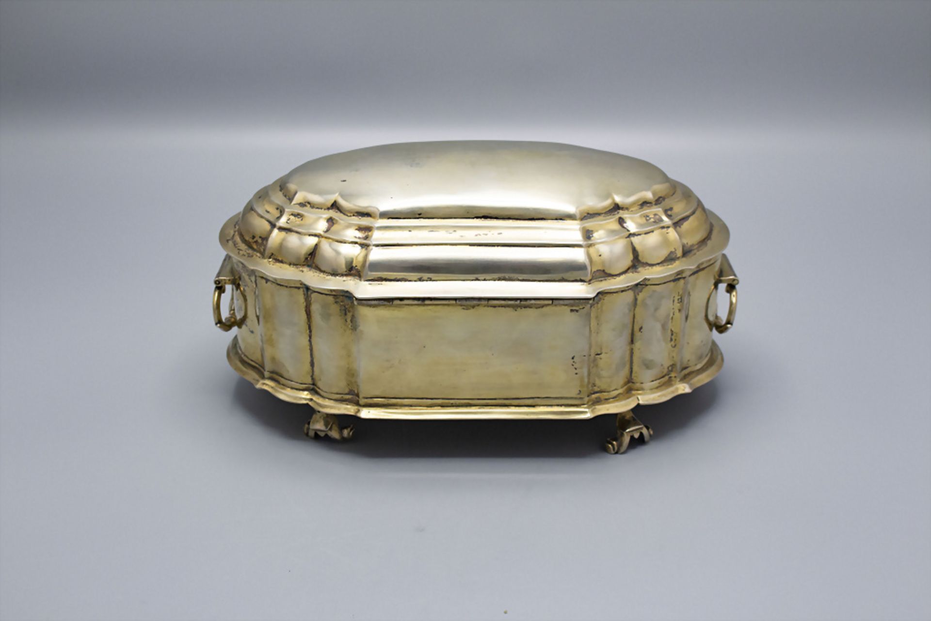 Große barocke Kaufmanns-Schatulle / Zuckerdose / A large Baroque silver casket, Carl Wilhelm ... - Image 4 of 8