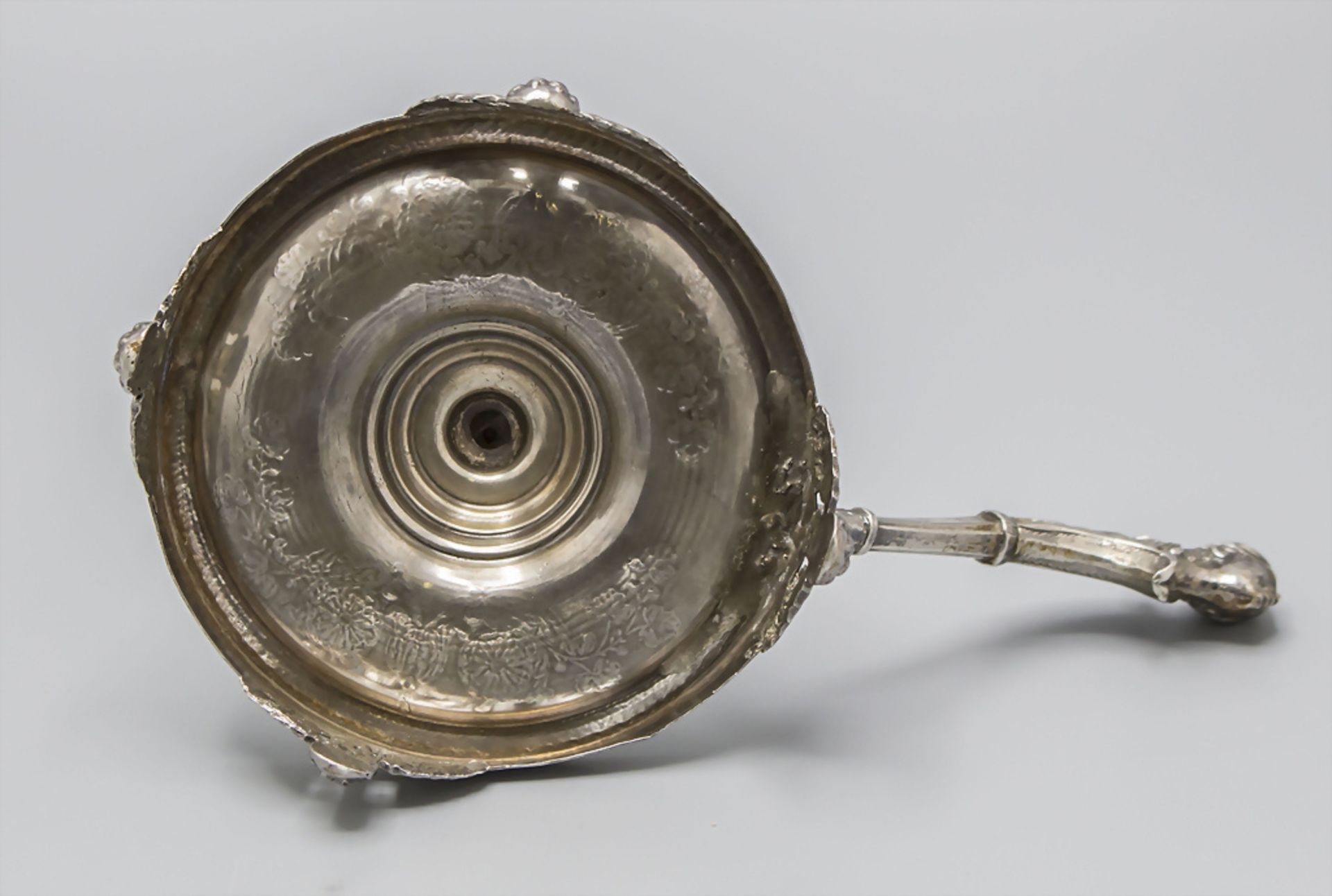 Empire Handleuchter / A portable silver candlestick, Carreras, Barcelona, um 1800 - Bild 5 aus 7