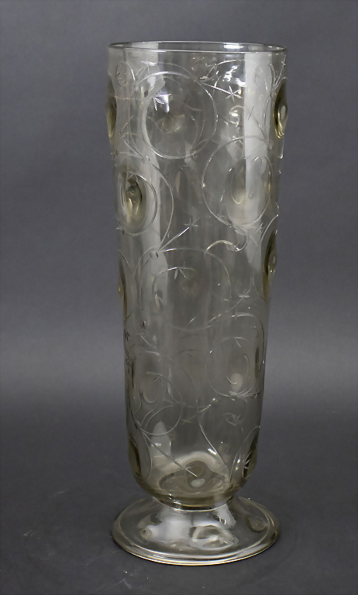 Große Art Déco Glasvase / A large Art Deco glass vase, wohl Italien, um 1925