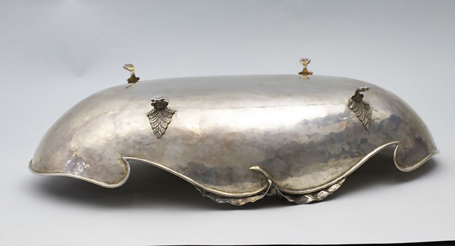 Große Art Déco Obstschale / A large Art Déco Sterling silver fruit bowl, USA, um 1920 - Image 2 of 5