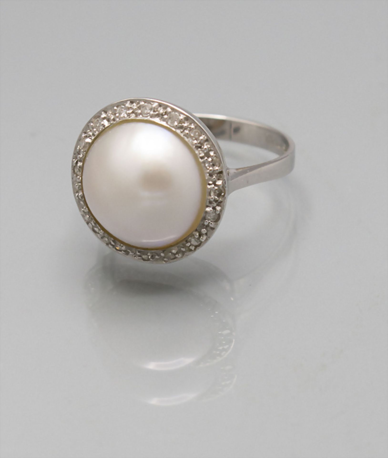 Damenring mit Perle / A ladies 14 ct ring with a pearl - Image 2 of 3