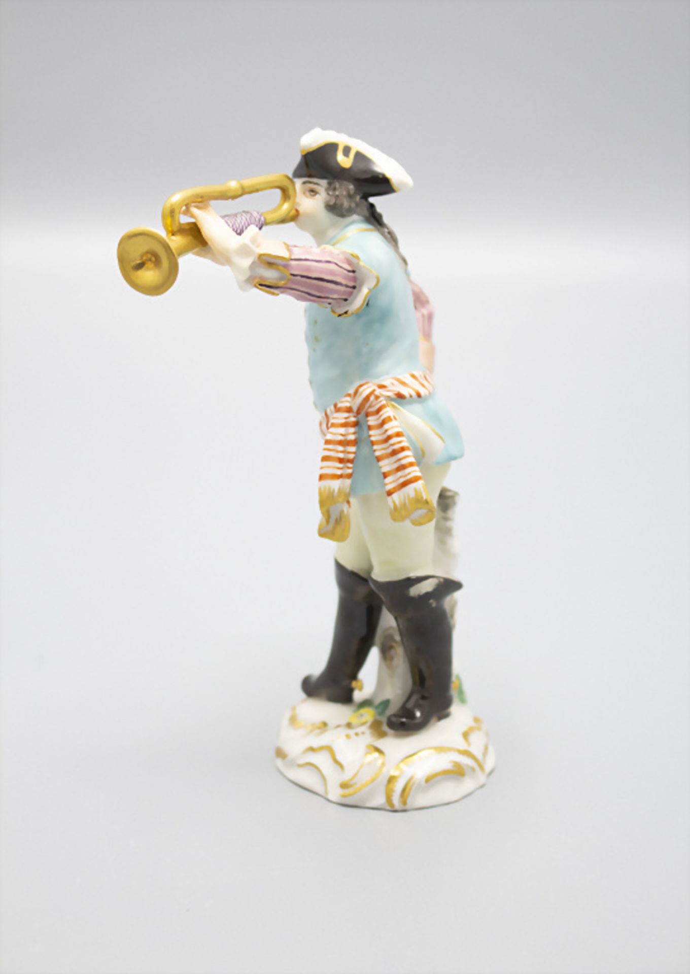 Der Trompeter aus der 'Galanten Kapelle' / The trumpeter from the gallant orchestra, Meissen, ... - Image 2 of 5