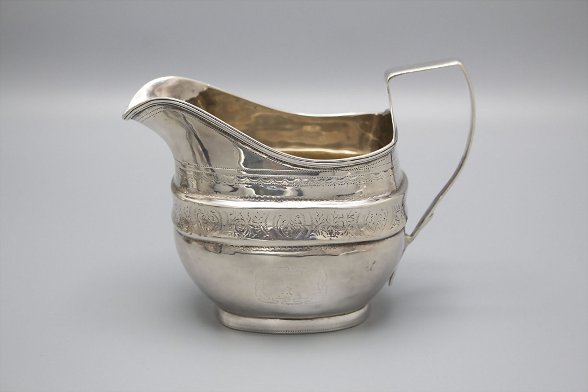 4 teiliges Teeset / A Sterling silver tea set, Duncan Urquhart & Naphtali Hart, London, 1807 - Image 8 of 15