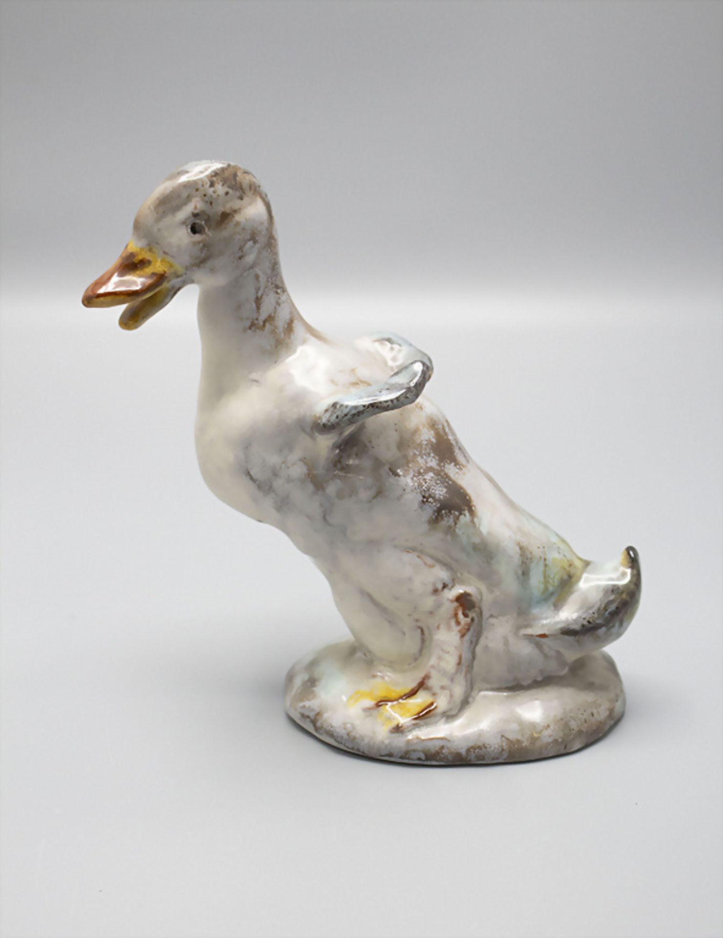 Skulptur 'Entenküken' / A ceramic sculpture of a duckling, Lilly Hummel-König für Karlsruher ...