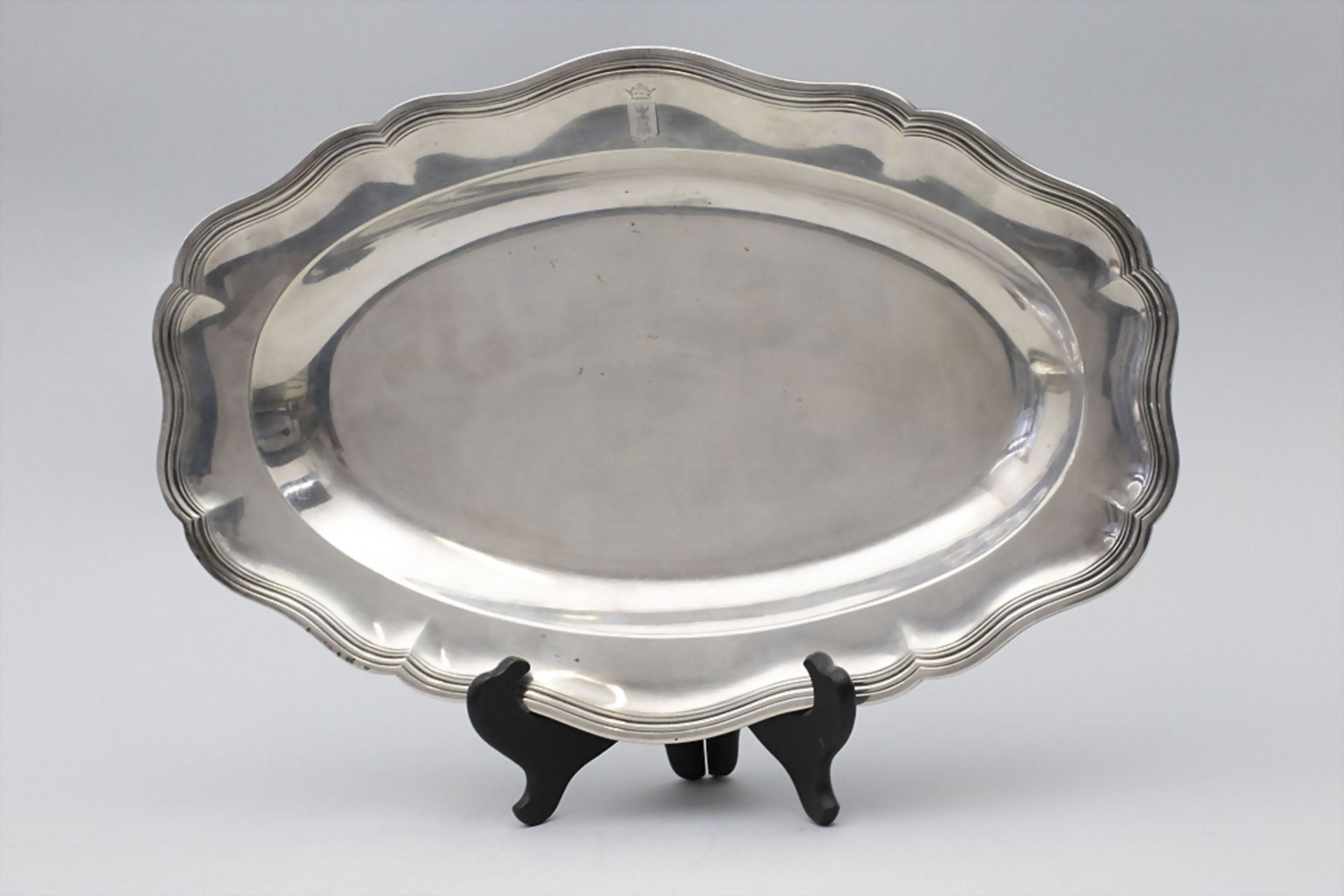 Wachtelplatte / Plate à cailles / A silver quail plate, Edme. Pierre Balzac, Paris, 1749-1750