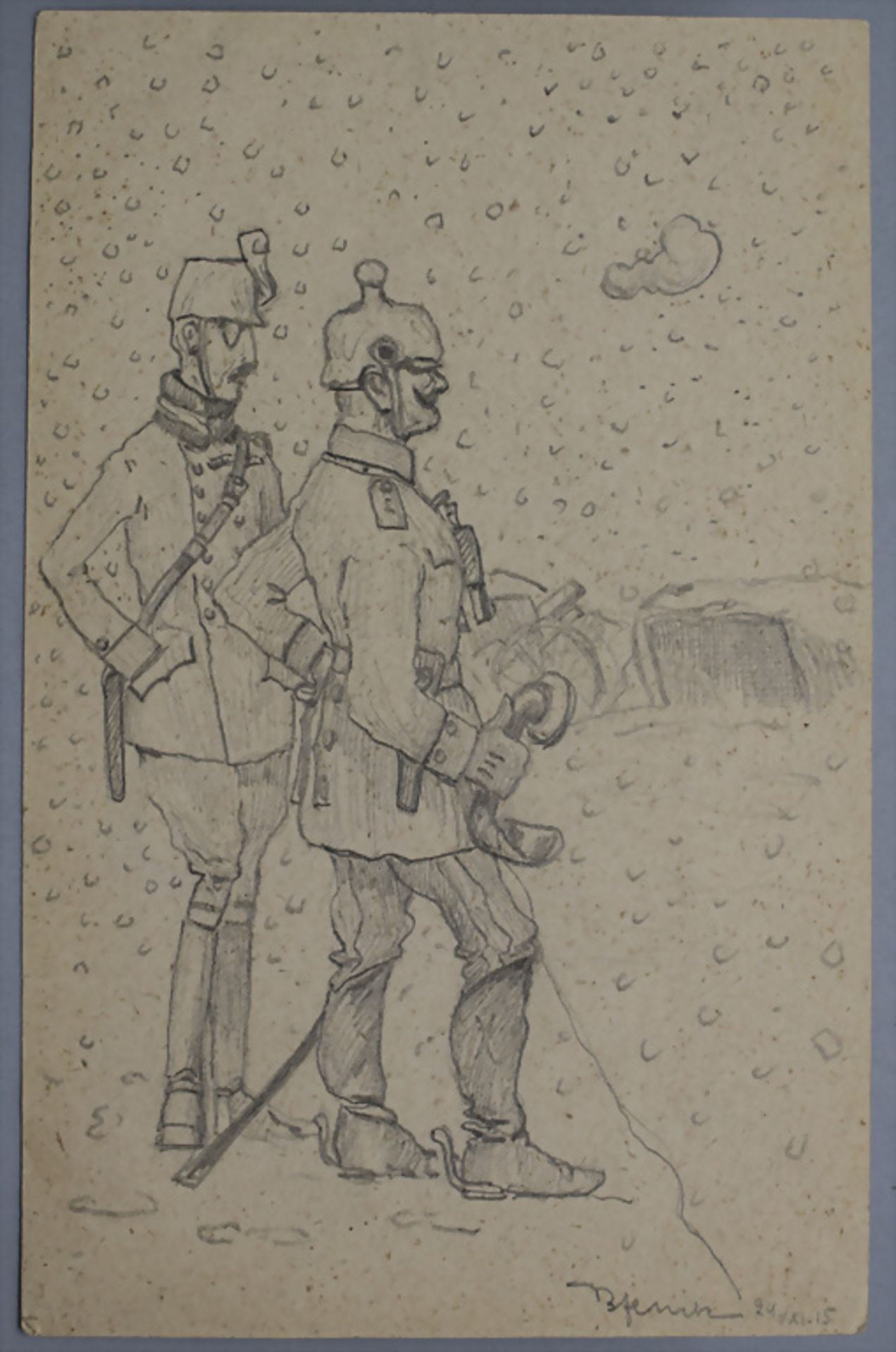 Konvolut Feldpostkarten u. A. K & K Husarenregiment, 1915 - Image 10 of 15