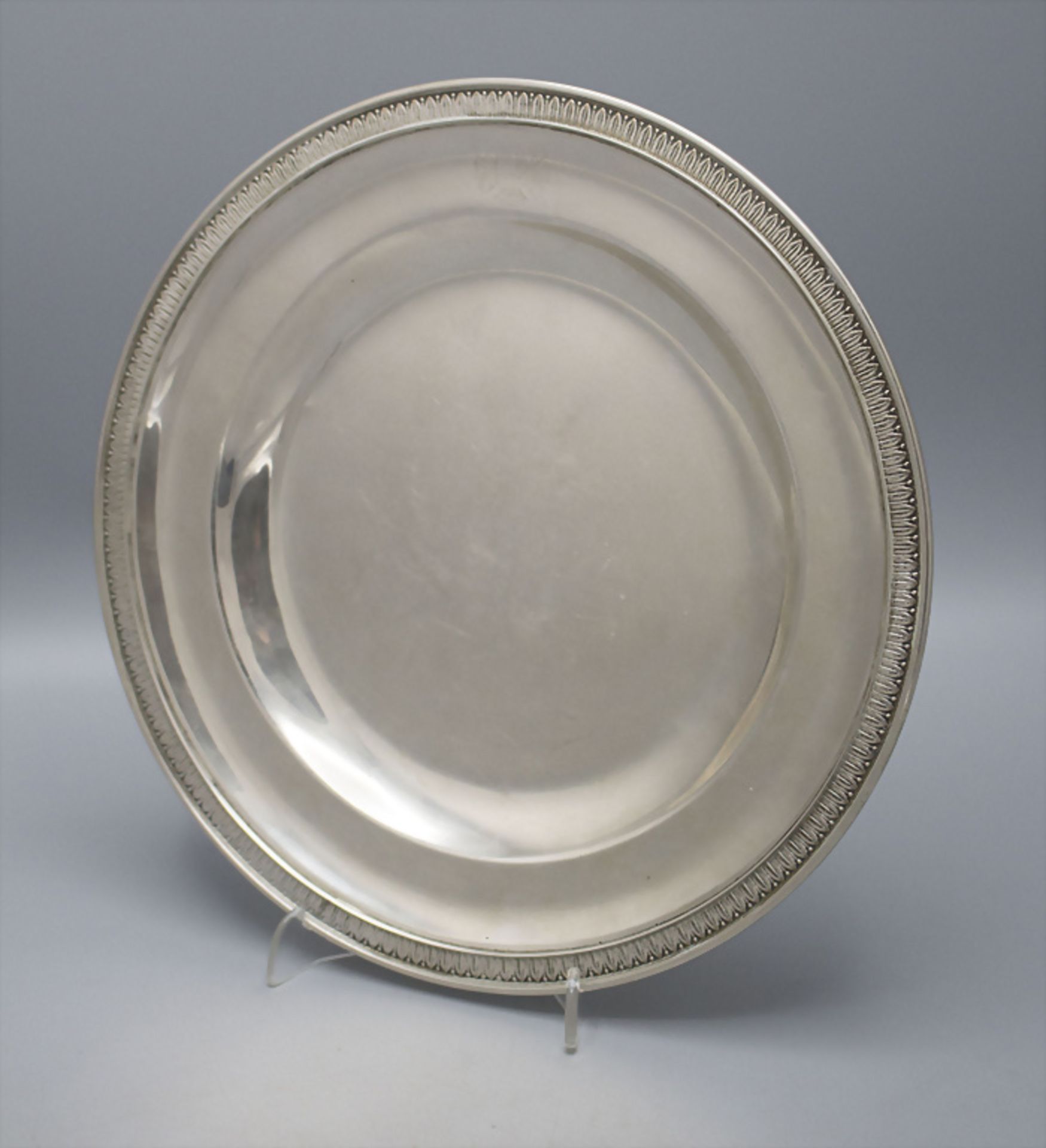 Silberteller / A silver plate, wohl Schweiz, Anfang 20. Jh.