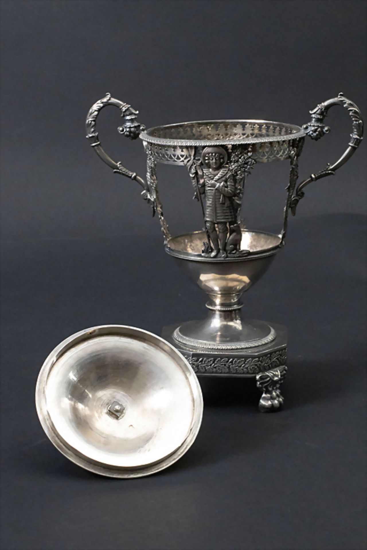 Bonbonniere / A silver candy dish, Pierre-Jacques Meurice, Paris, nach 1819 - Bild 2 aus 9