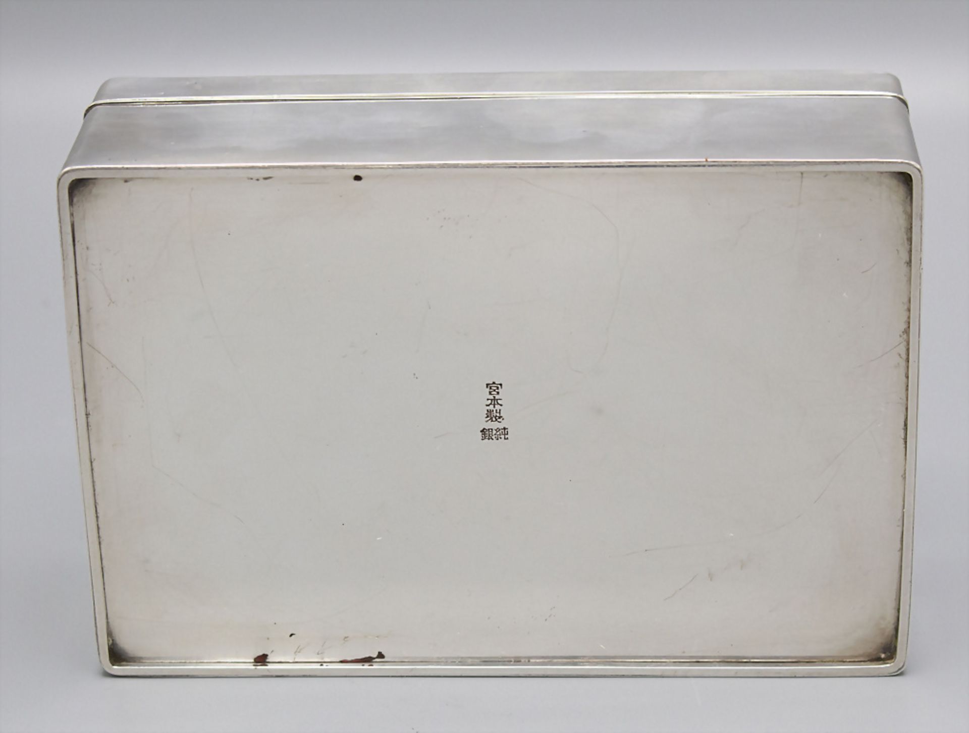 Art Déco Deckeldose / An Art Deco silver box, China, um 1920 - Image 3 of 6