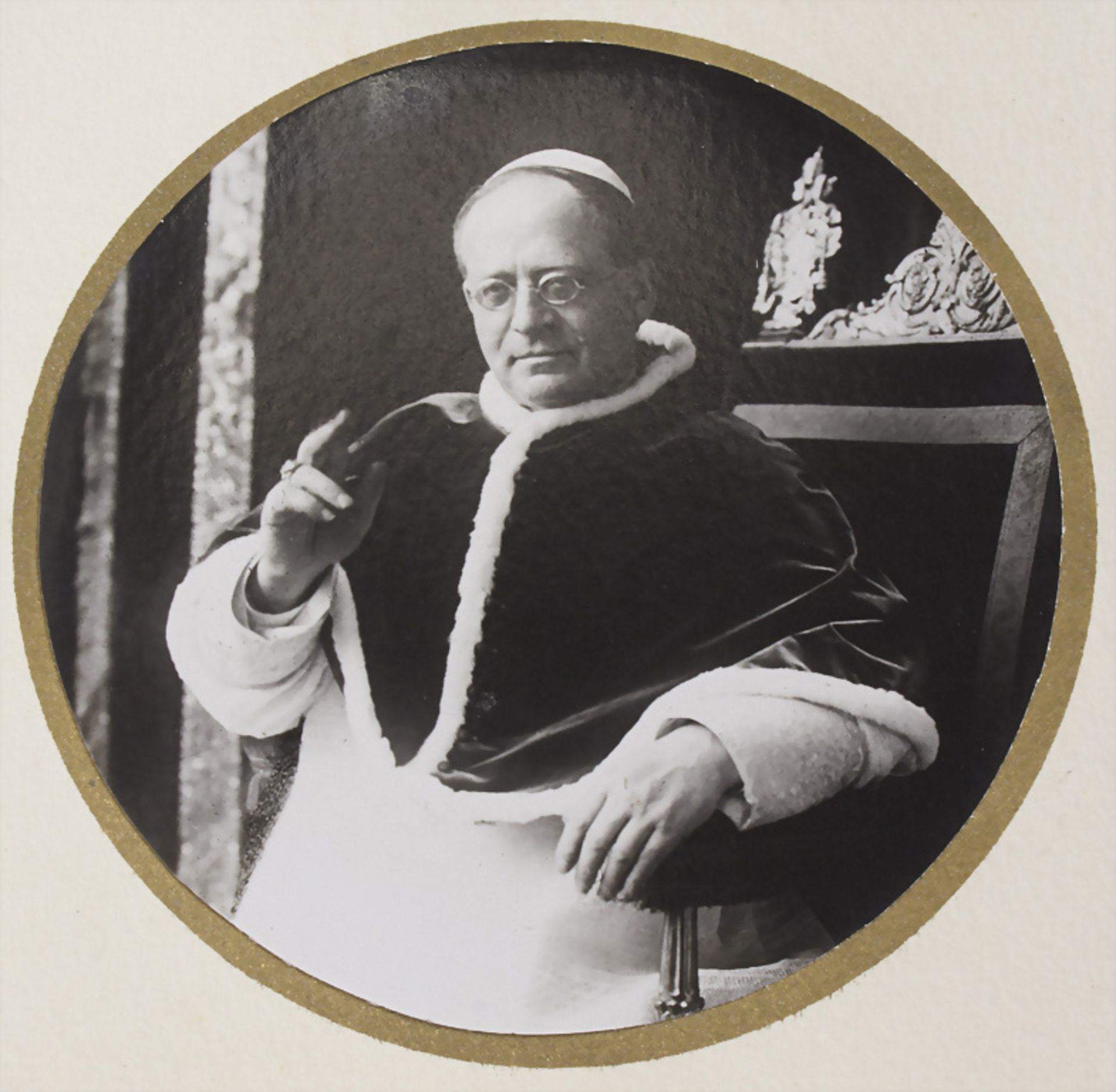 Autograph, Bittschreiben um Apostolischen Segen an den Papst von Johann und Hedwig Heitzmann - Image 2 of 3