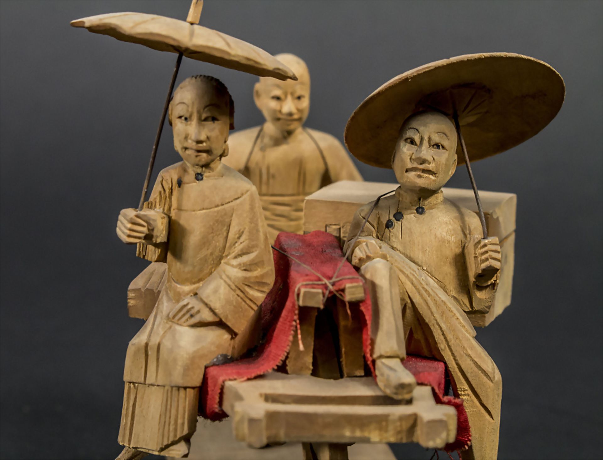 Konvolut Schnitzereien / A collection of wood carvings, China, 20. Jh. - Bild 20 aus 30
