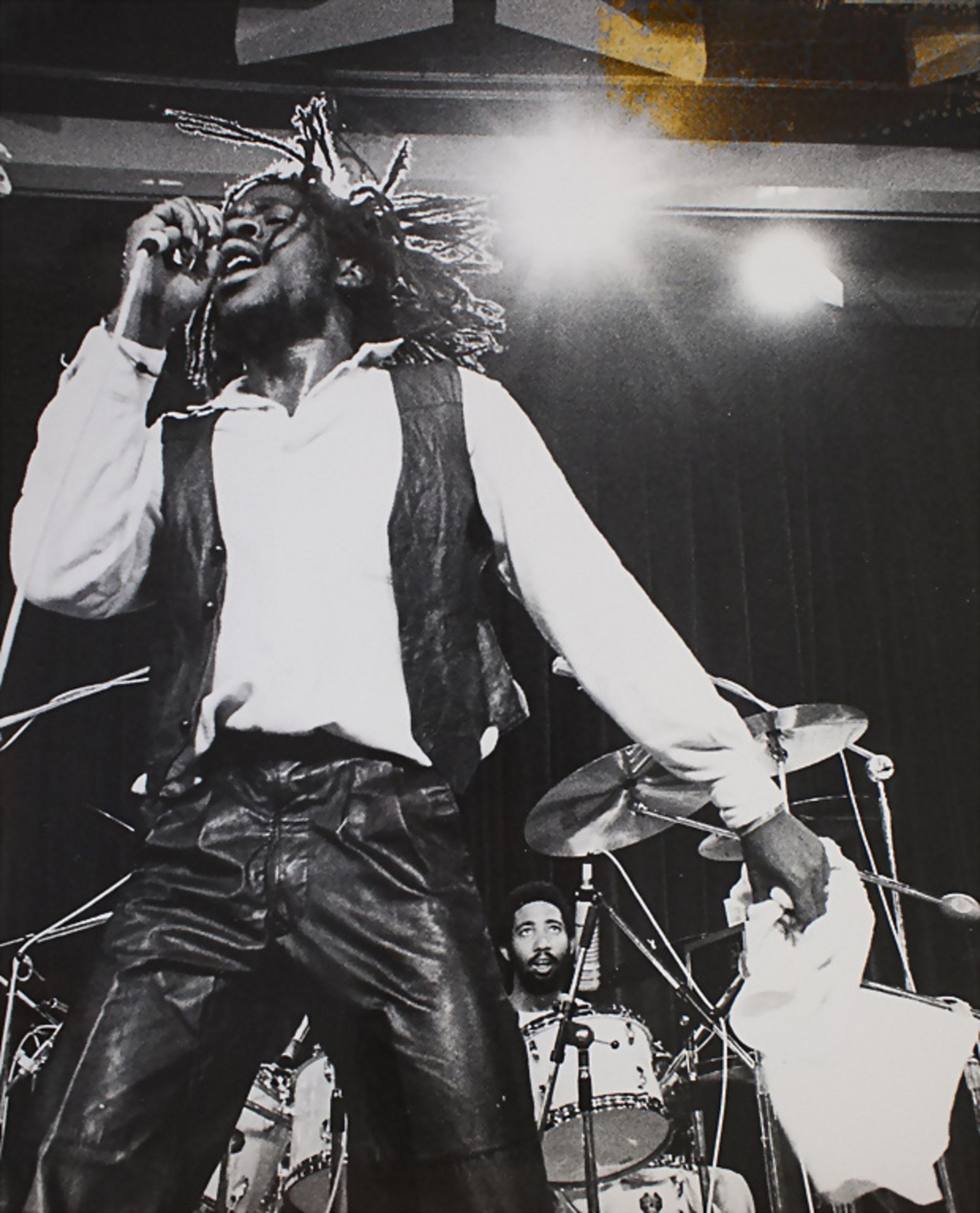 Konzertfoto Dennis Brown (1957-1999) / A concert photograph of Dennis Brown