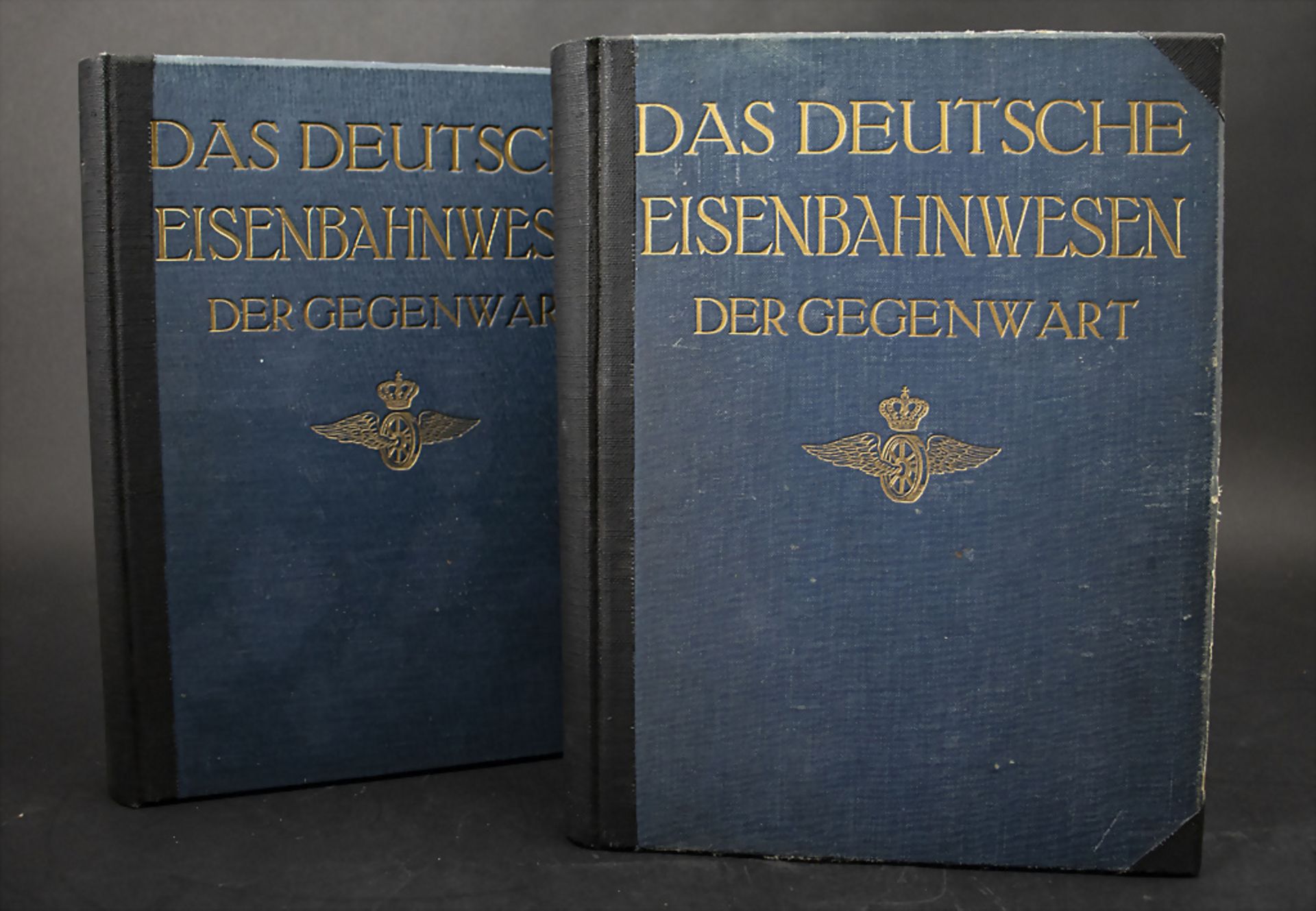 Das deutsche Eisenbahnwesen der Gegenwart, Bibliotheksexemplar Reichsbahn, 2. Bände, 1911