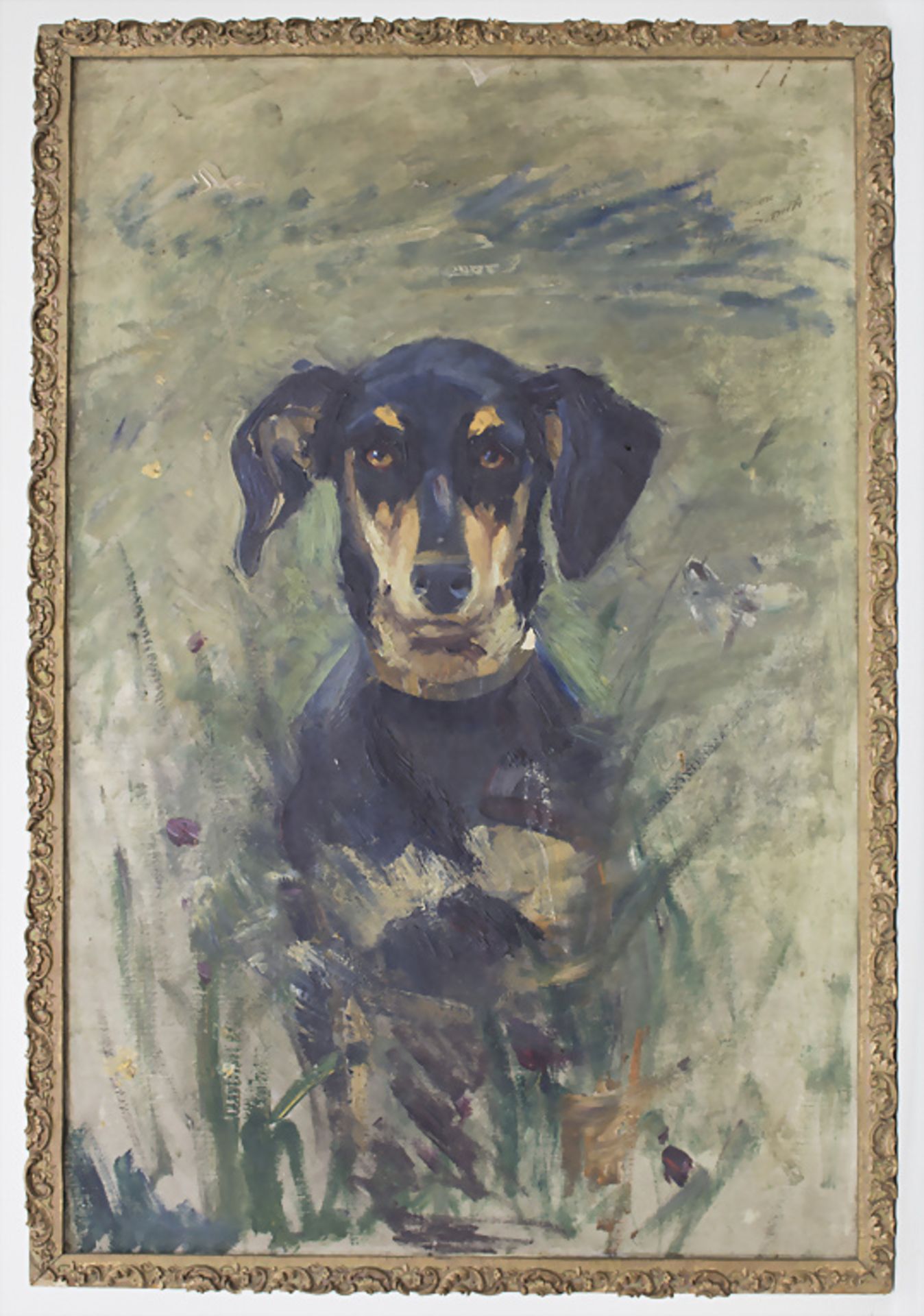 Alfred SCHMIDT (Dresden 1867-1956 Stuttgart), Dackel / A Dachshund, um 1900 - Bild 2 aus 5