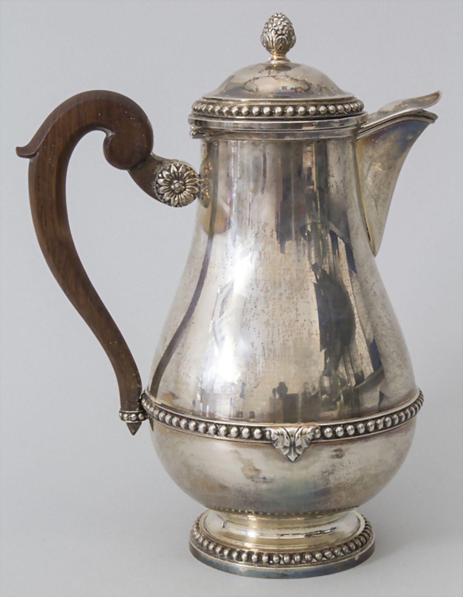Kaffeekanne / A silver coffee pot, Ernest Prost, Paris, um 1920 - Bild 3 aus 9