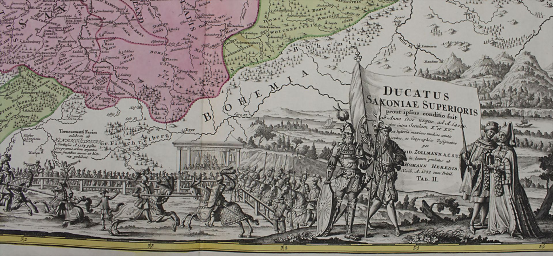 Friedrich ZOLLMANN (1690-1762), 'Ducatus Saxoniae Superioris' (1732) - Image 5 of 7