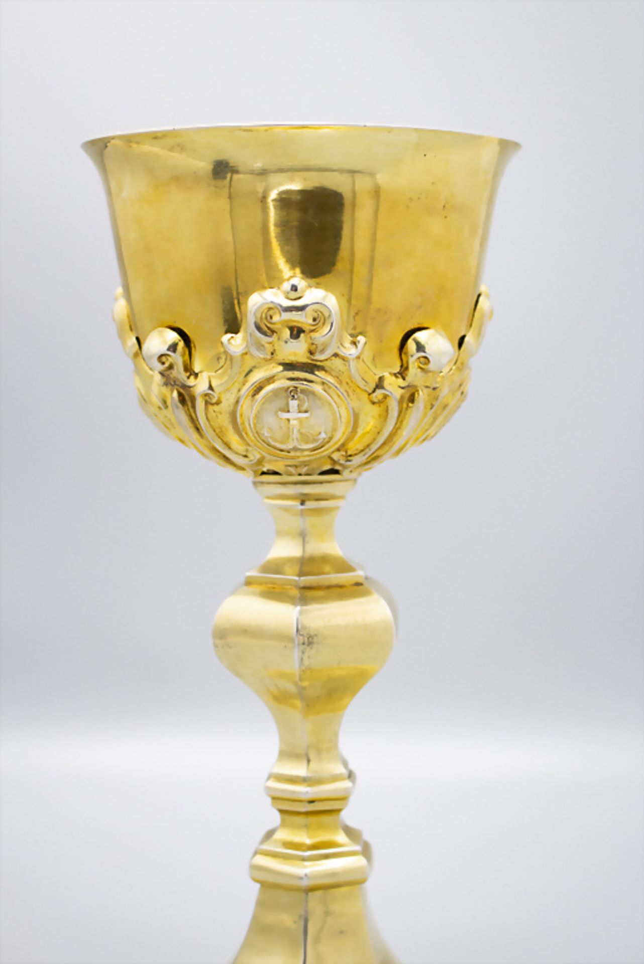 Messkelch / A silver chalice, Pueschel, Annaberg, um 1840 - Bild 2 aus 5