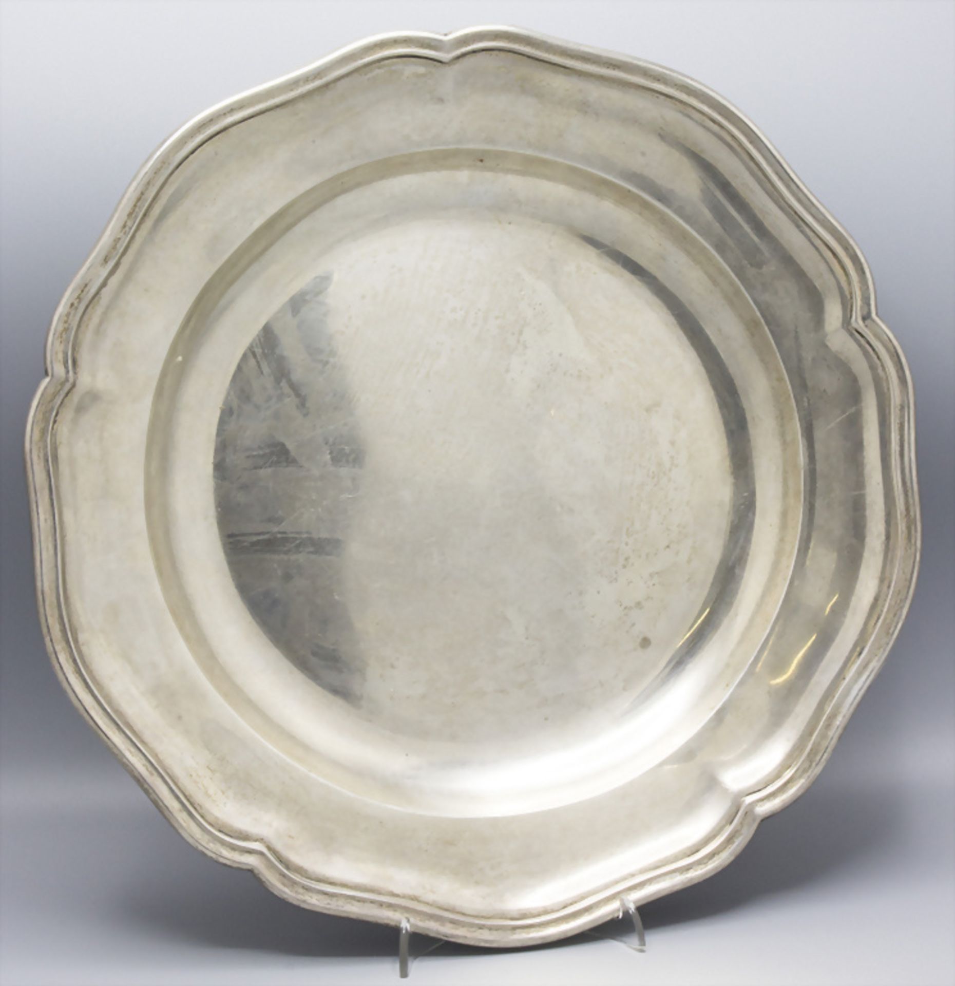 Barock Platte / A Baroque silver plate, Prag, 18. Jh.