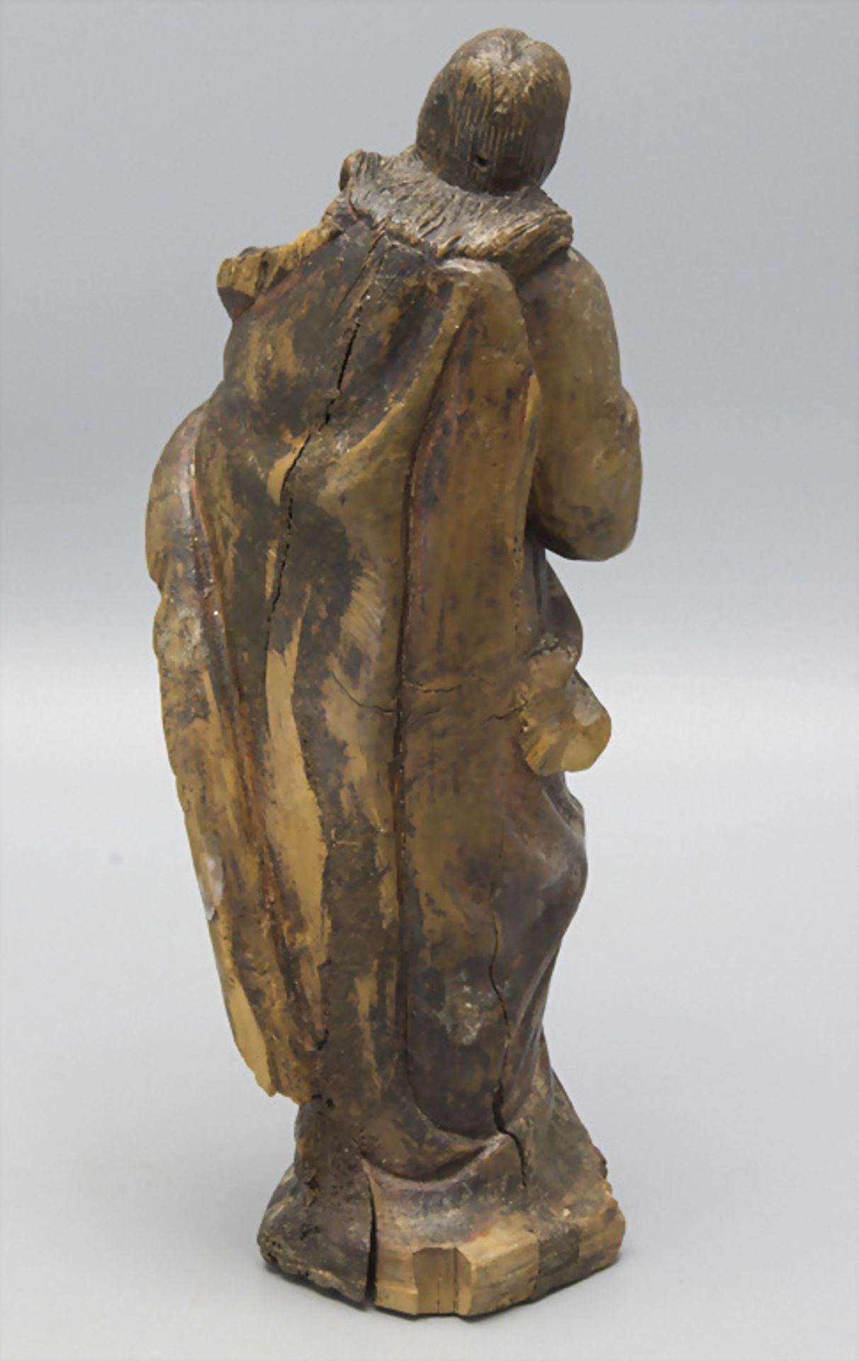 Barocke Heiligenfigur / A Baroque saint, 18. Jh. - Bild 4 aus 6