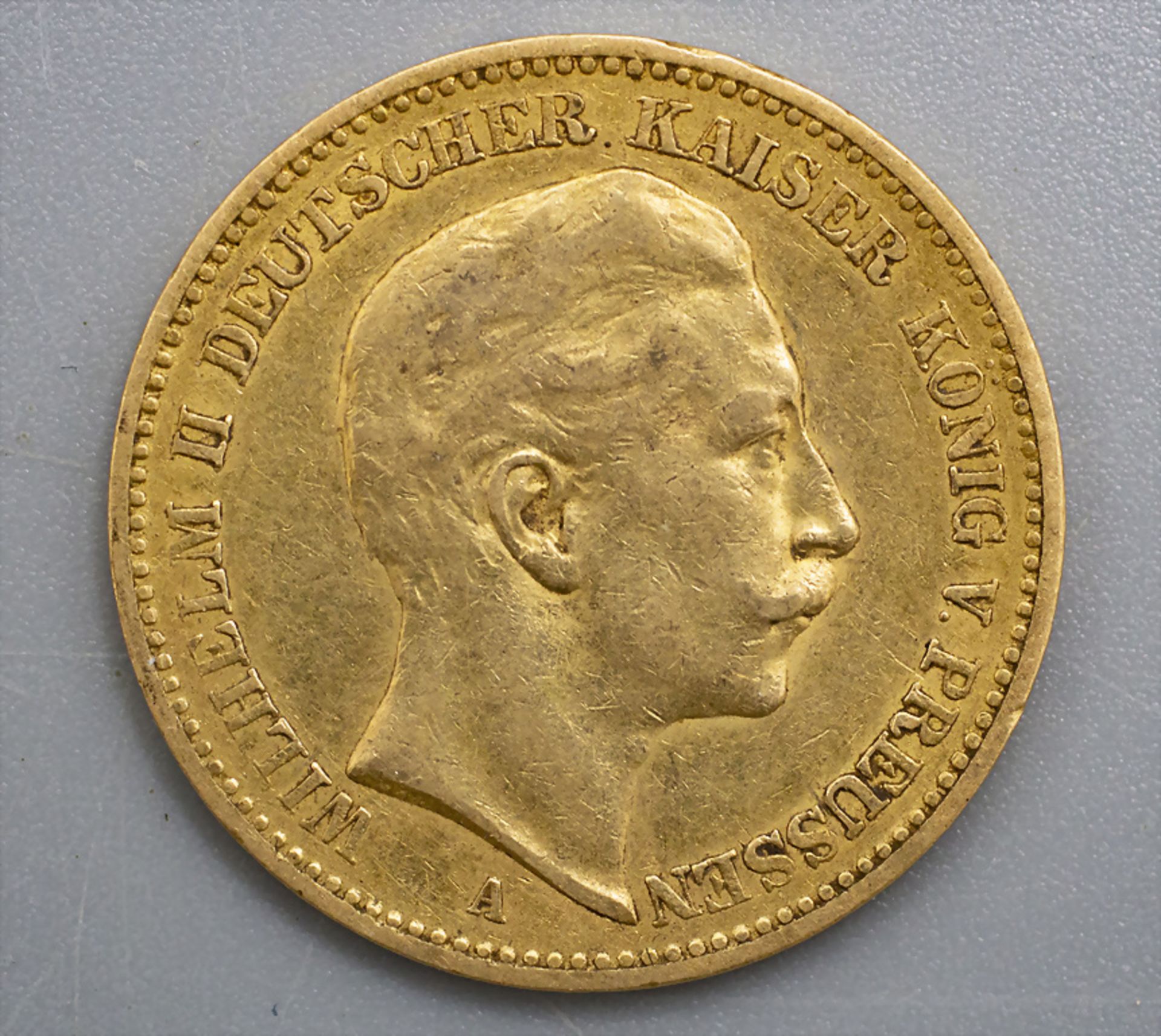 Goldmünze 20 Mark Preussen Kaiser Wilhelm II, 1994