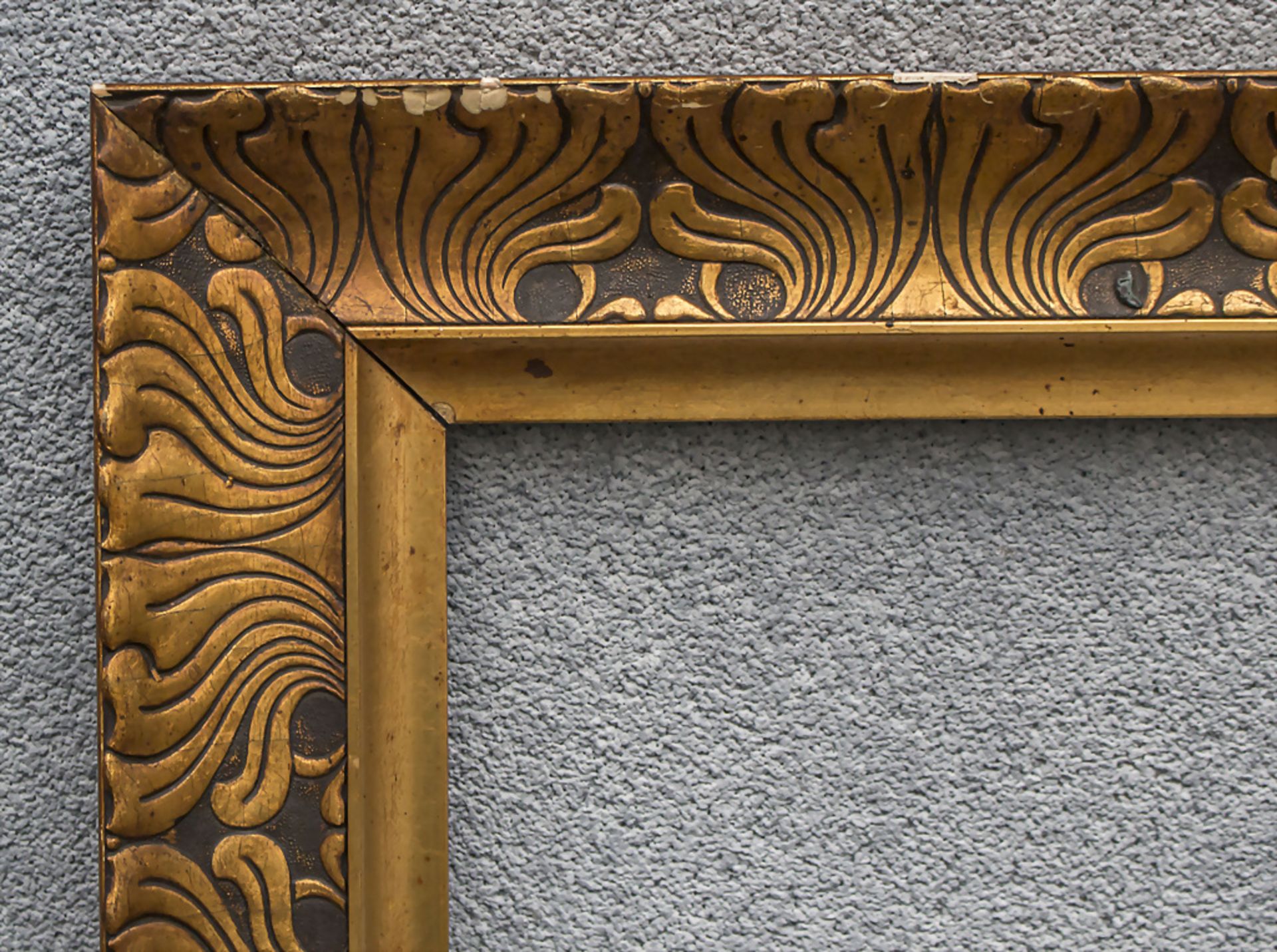 Jugendstil Bilderrahmen / An Art Nouveau frame, deutsch, um 1910 - Image 2 of 3