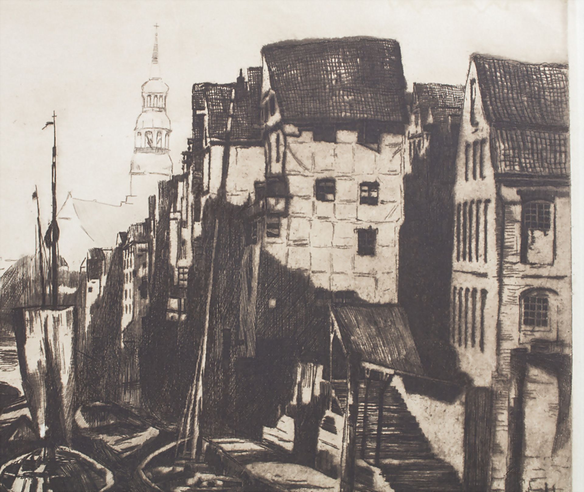 August Kaul (1873-1949), 'Kanal' / 'Canal', Anfang 20. Jh. - Bild 4 aus 4