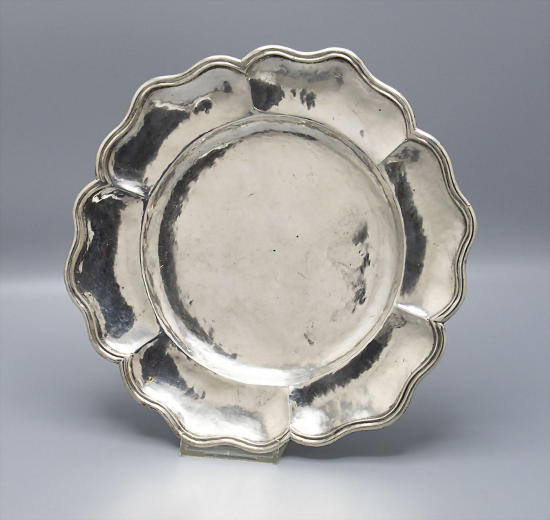 Barock Teller / A Baroque silver plate, wohl Südamerika, 18. Jh.