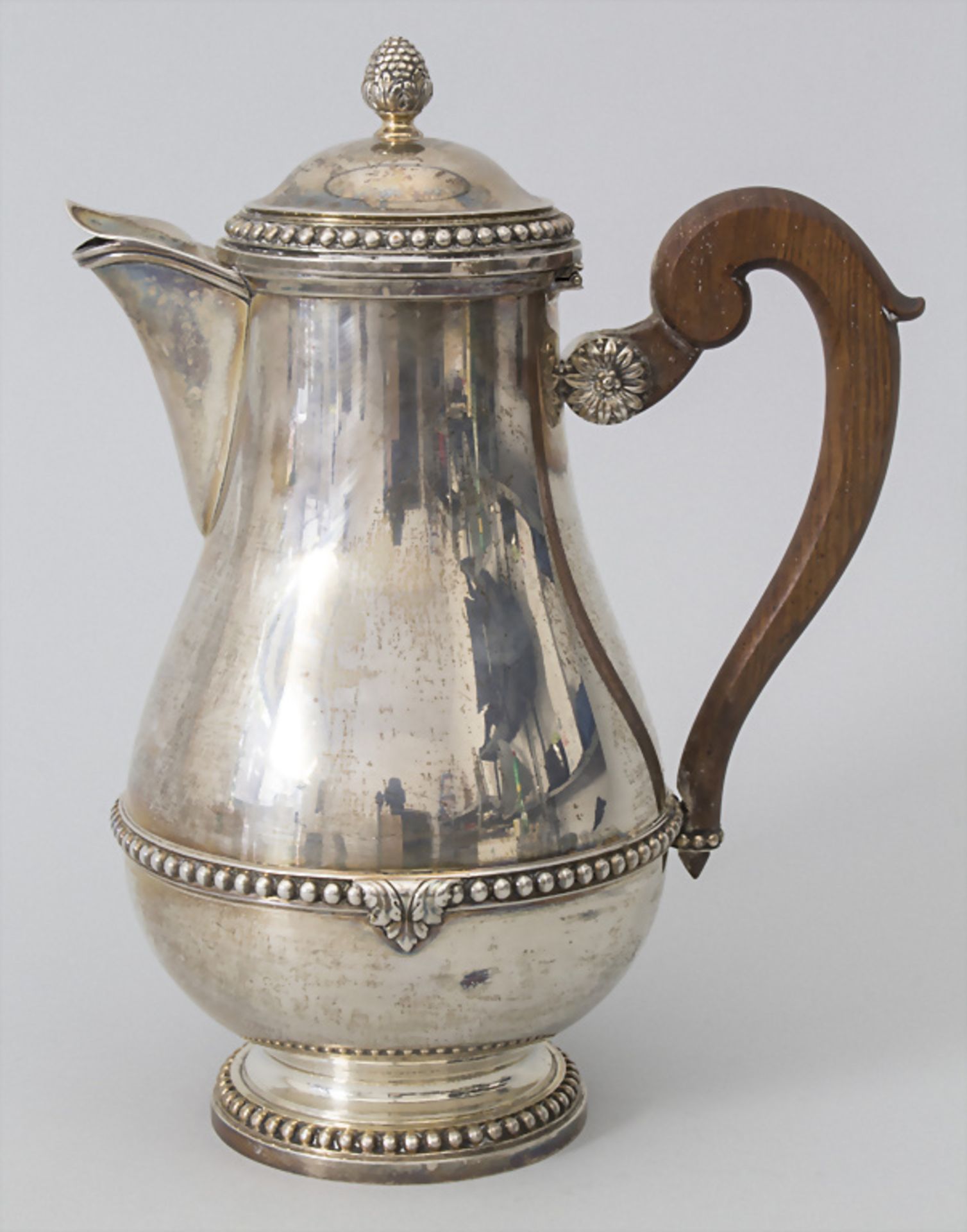 Kaffeekanne / A silver coffee pot, Ernest Prost, Paris, um 1920