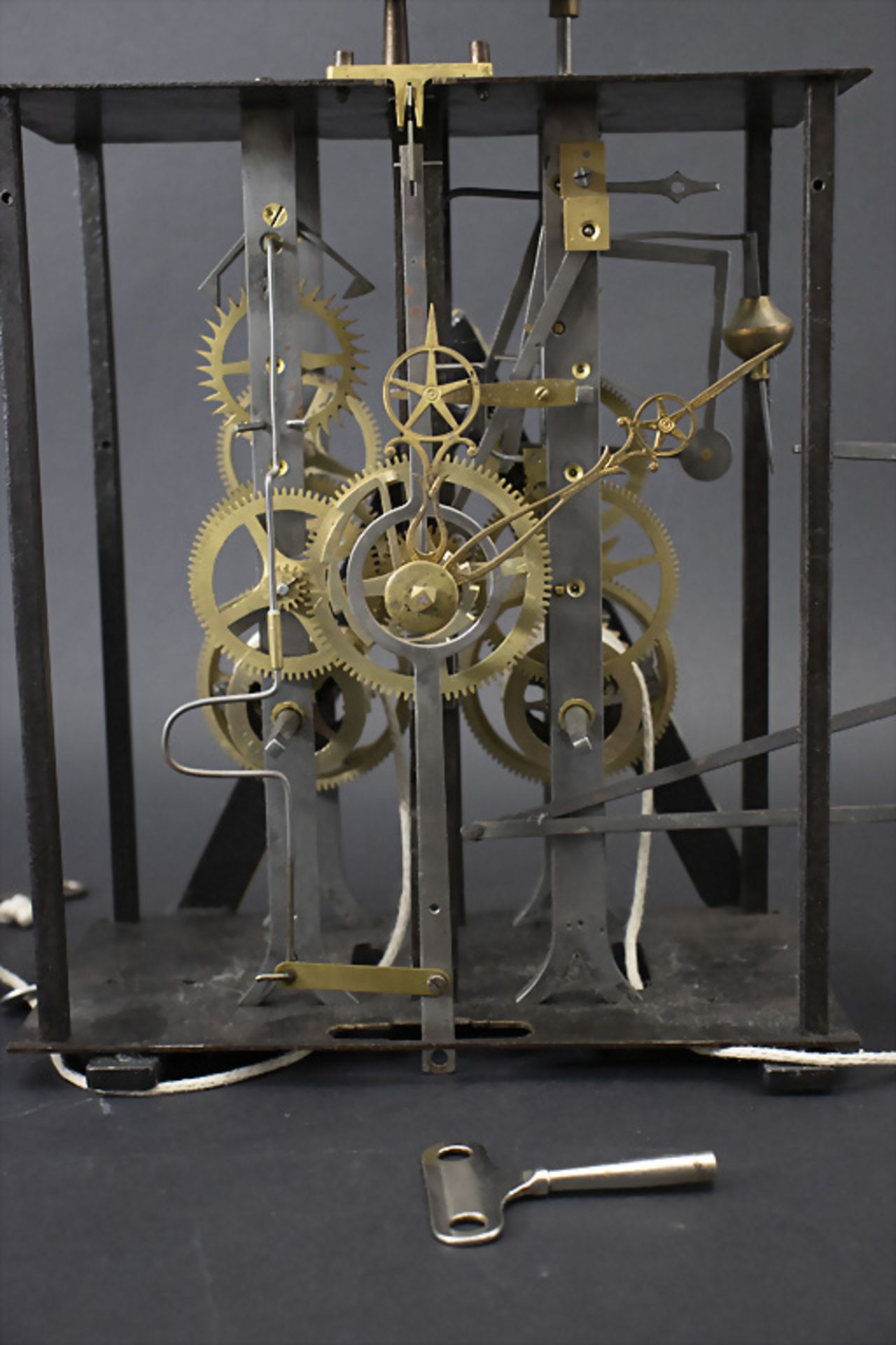 Burgunder Uhr /  Comtoise / A wall clock, Frankreich, um 1850 - Bild 2 aus 7