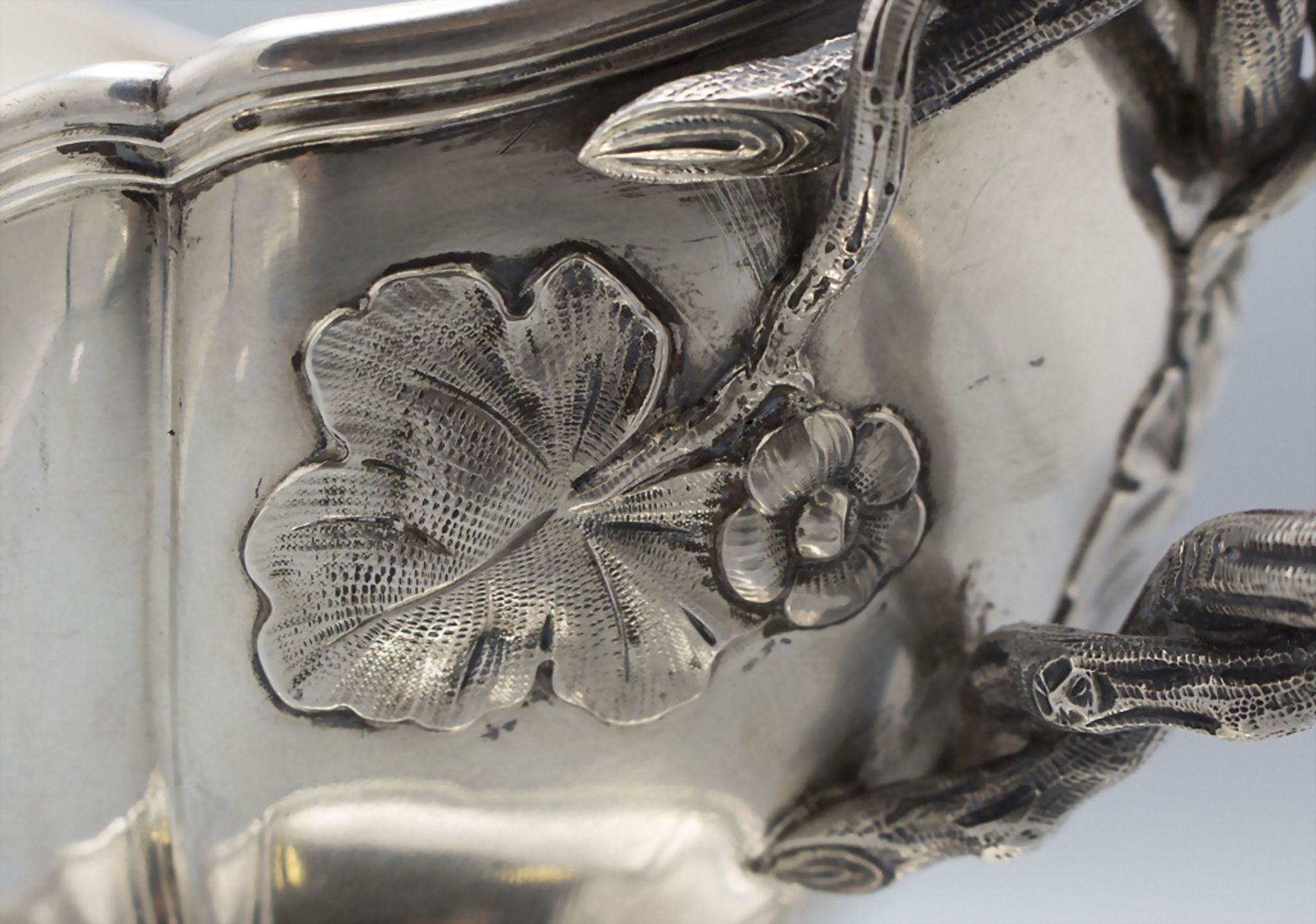 Sauciere / A silver gravy boat, Alexandre-Auguste Turquet, Paris, nach 1865 - Image 6 of 10