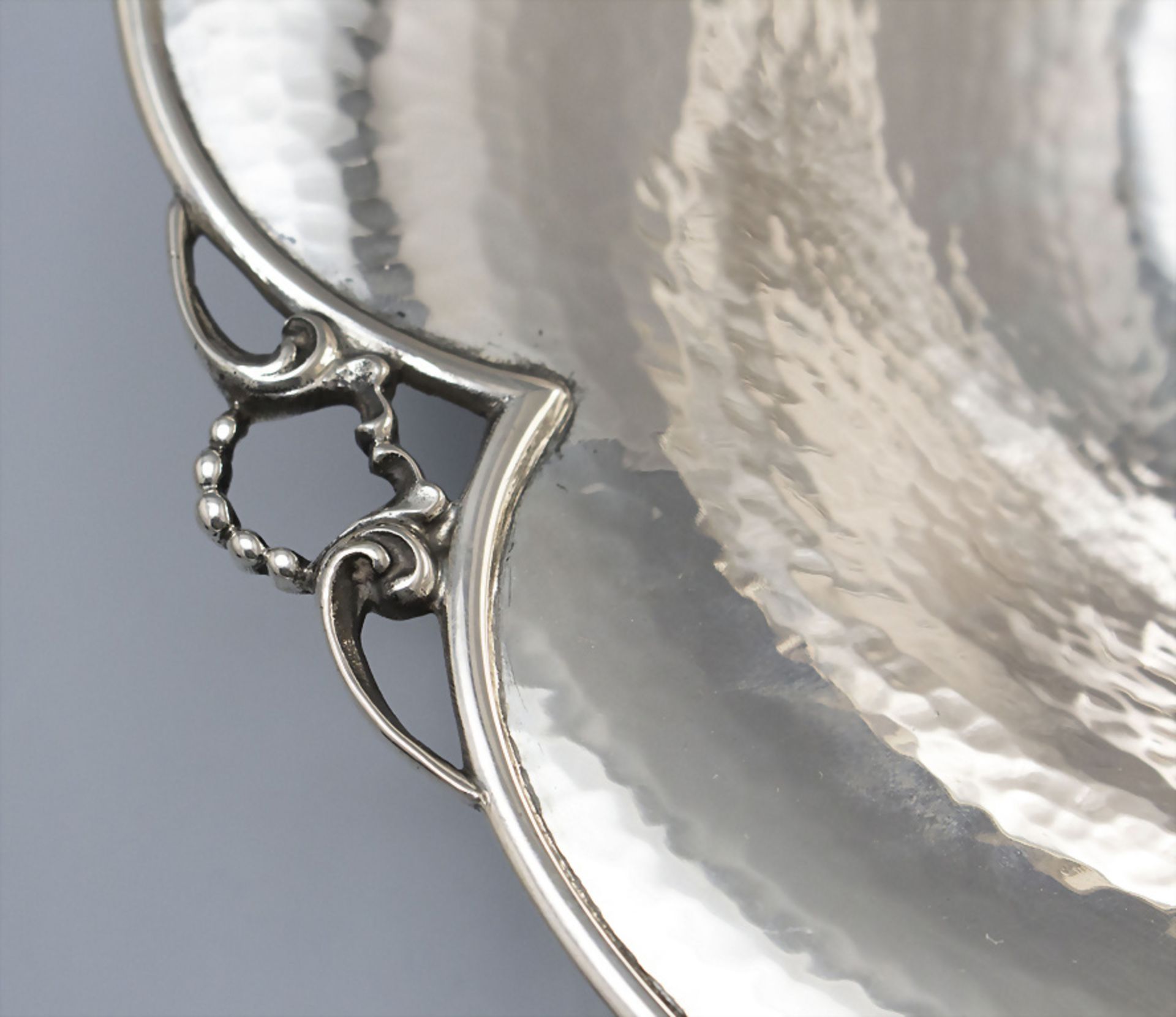 Jugendstil Obstschale / An Art Nouveau silver fruit bowl, Wien, um 1910 - Image 4 of 5