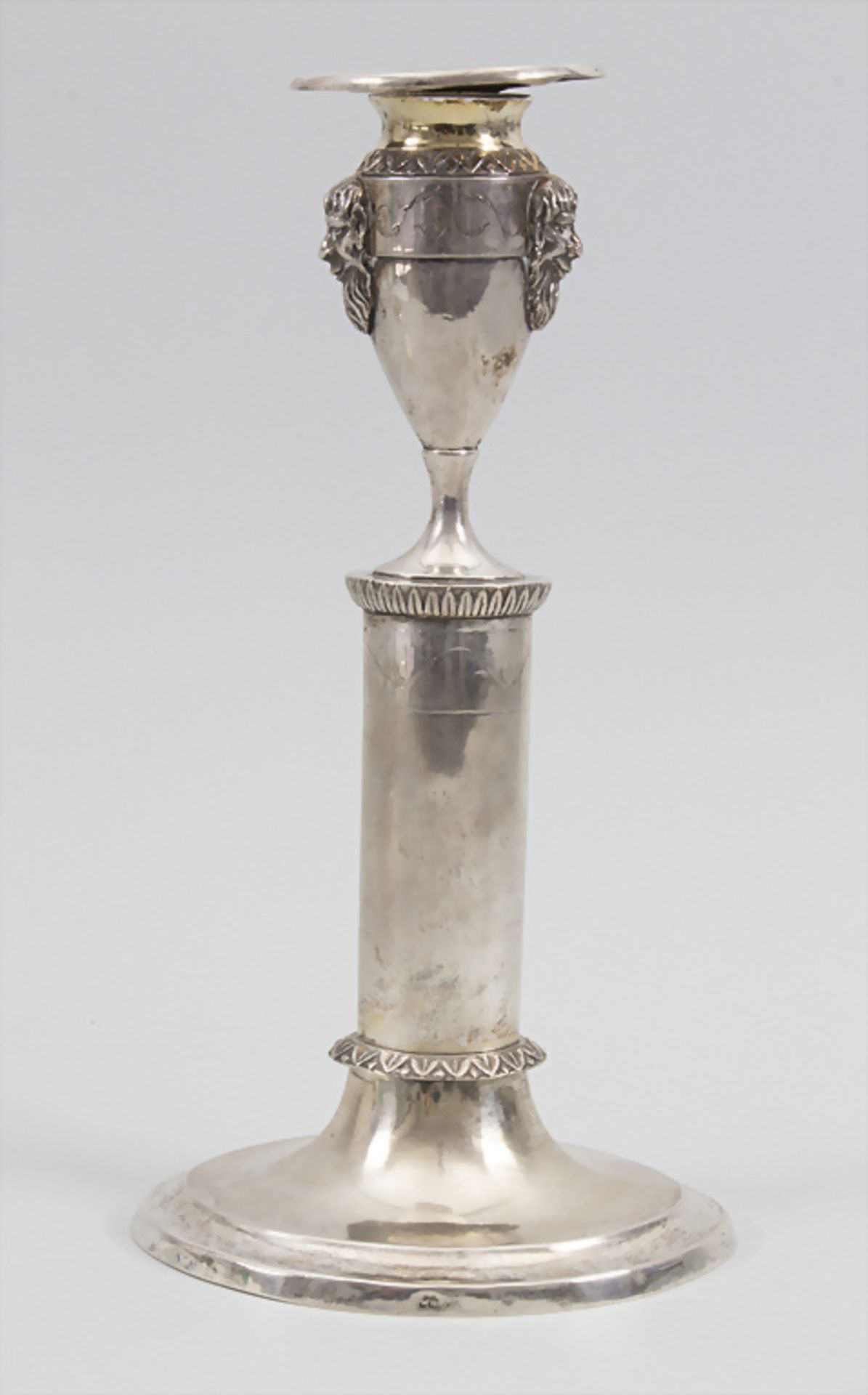 Paar Empire Kerzenleuchter / A pair of silver candlesticks, Wilhelm Hessenberg, Frankfurt am ... - Image 12 of 19