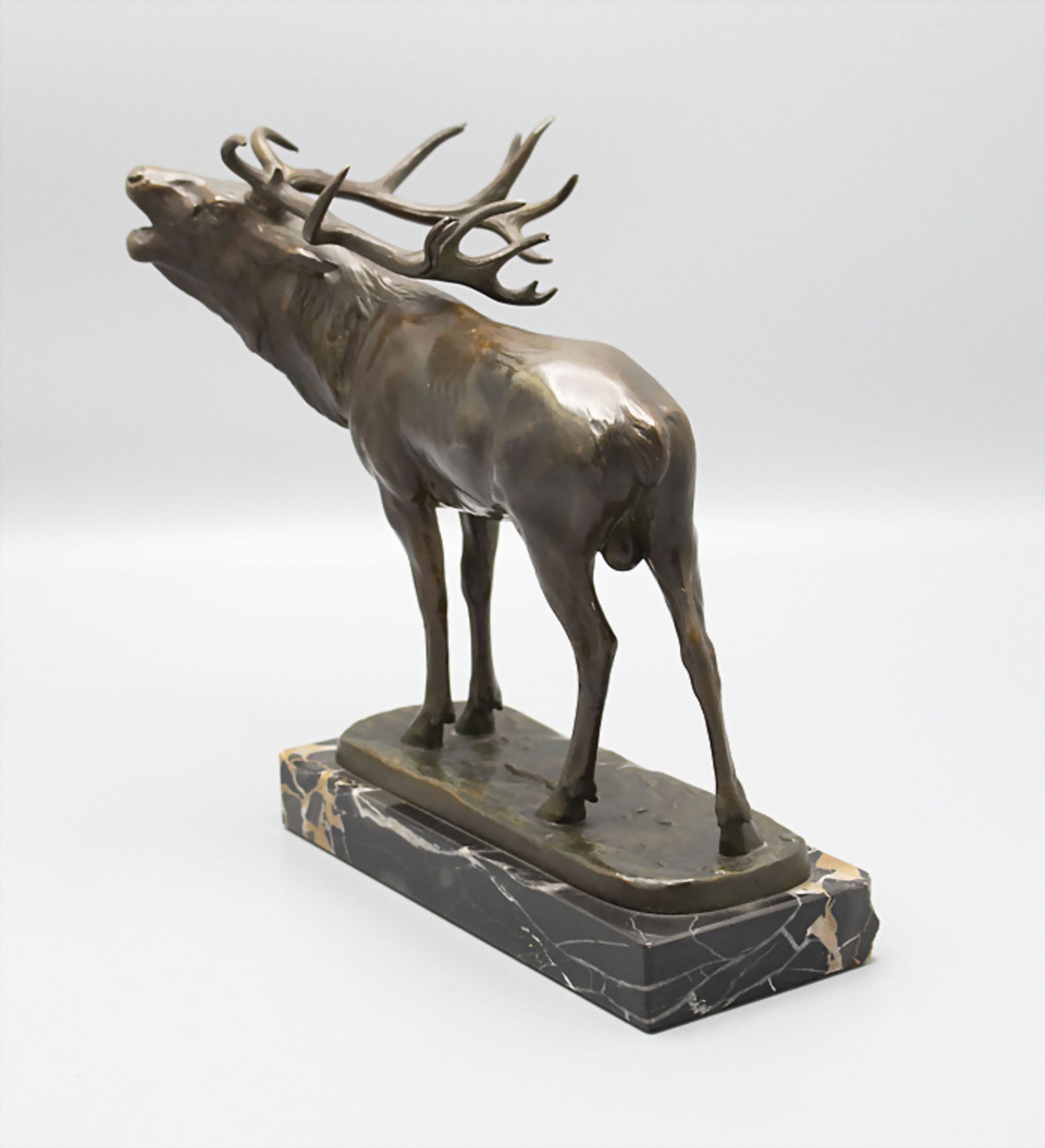 Josef Pallenberg (1882 Köln - 1946 Düsseldorf), Skulptur 'Hirsch'/ A sculpture of a deer, um 1910 - Bild 2 aus 6