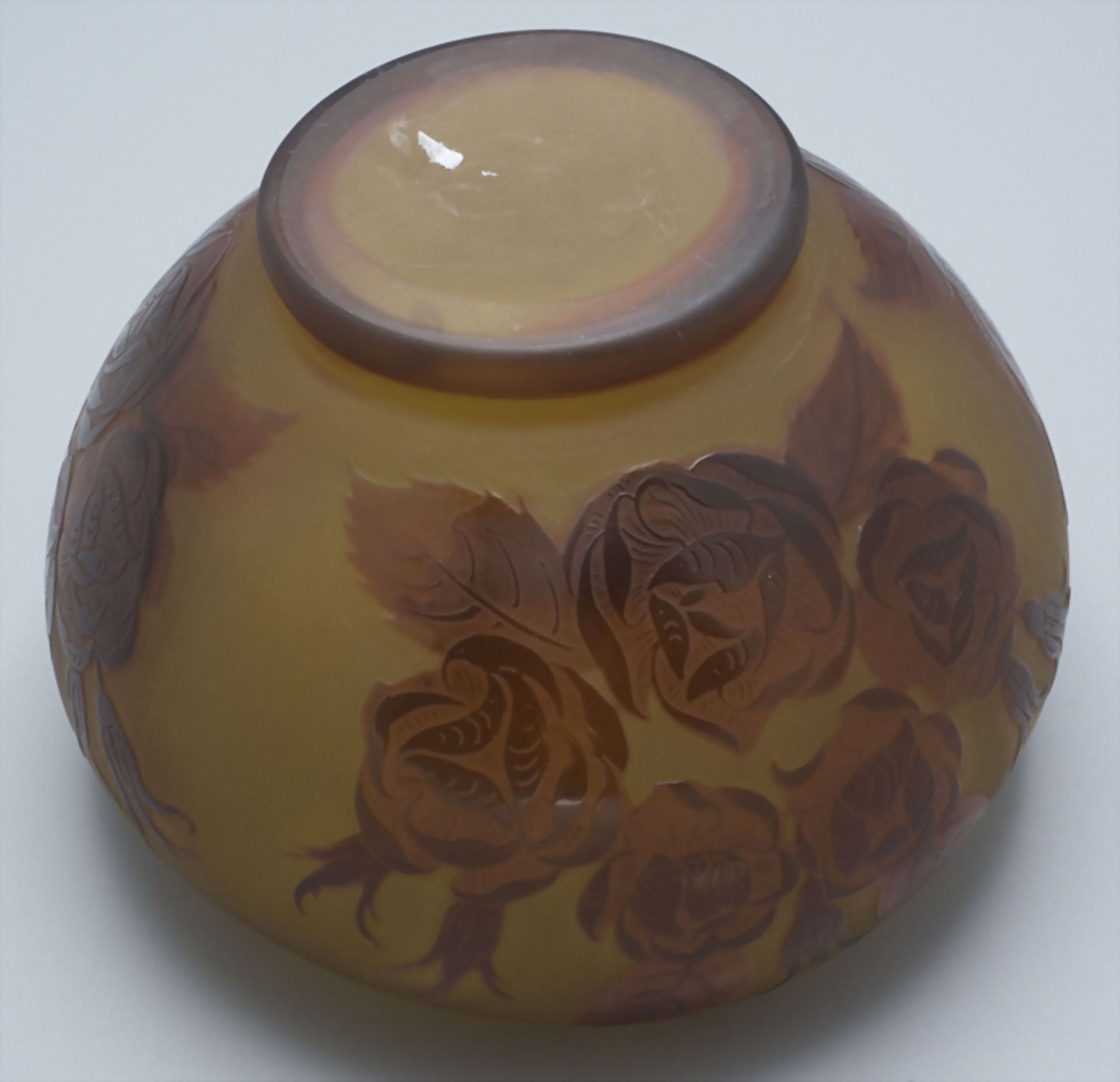 Jugendstil Vase mit Rosen / An Art Nouveau vase with roses, Paul Nicolas, D'Argental, École de ... - Image 6 of 7