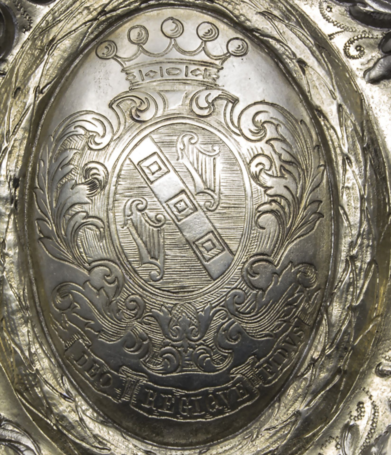 Barocke Weinbrandschale / A Baroque silver brandy tasting cup, J. Bossard, Luzern, nach 1775 - Bild 3 aus 7