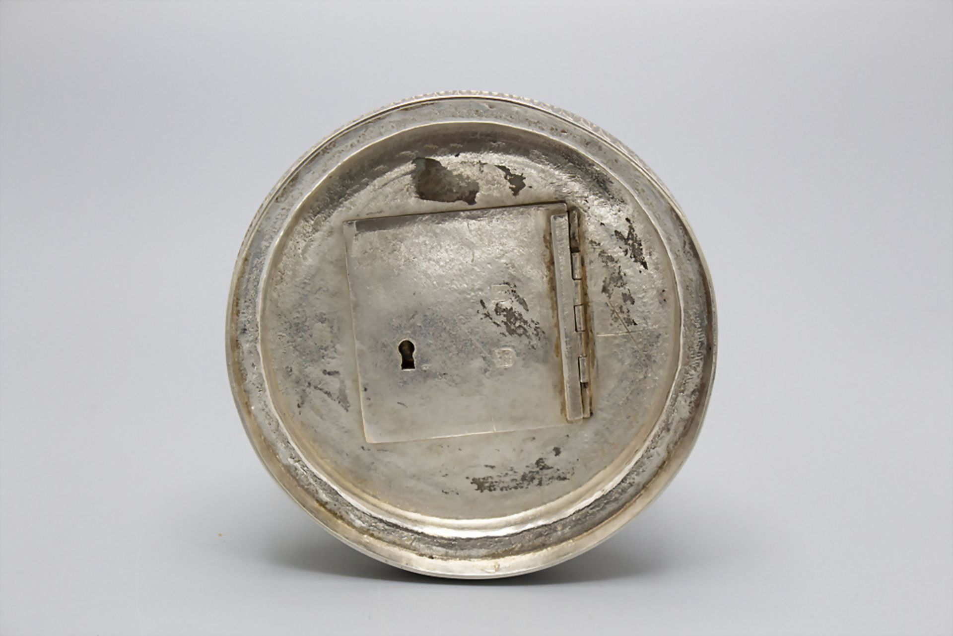 Große Spardose Bienenkorb / A large beehive silver money box, Carf Friedrich Schmidt, ... - Bild 4 aus 7