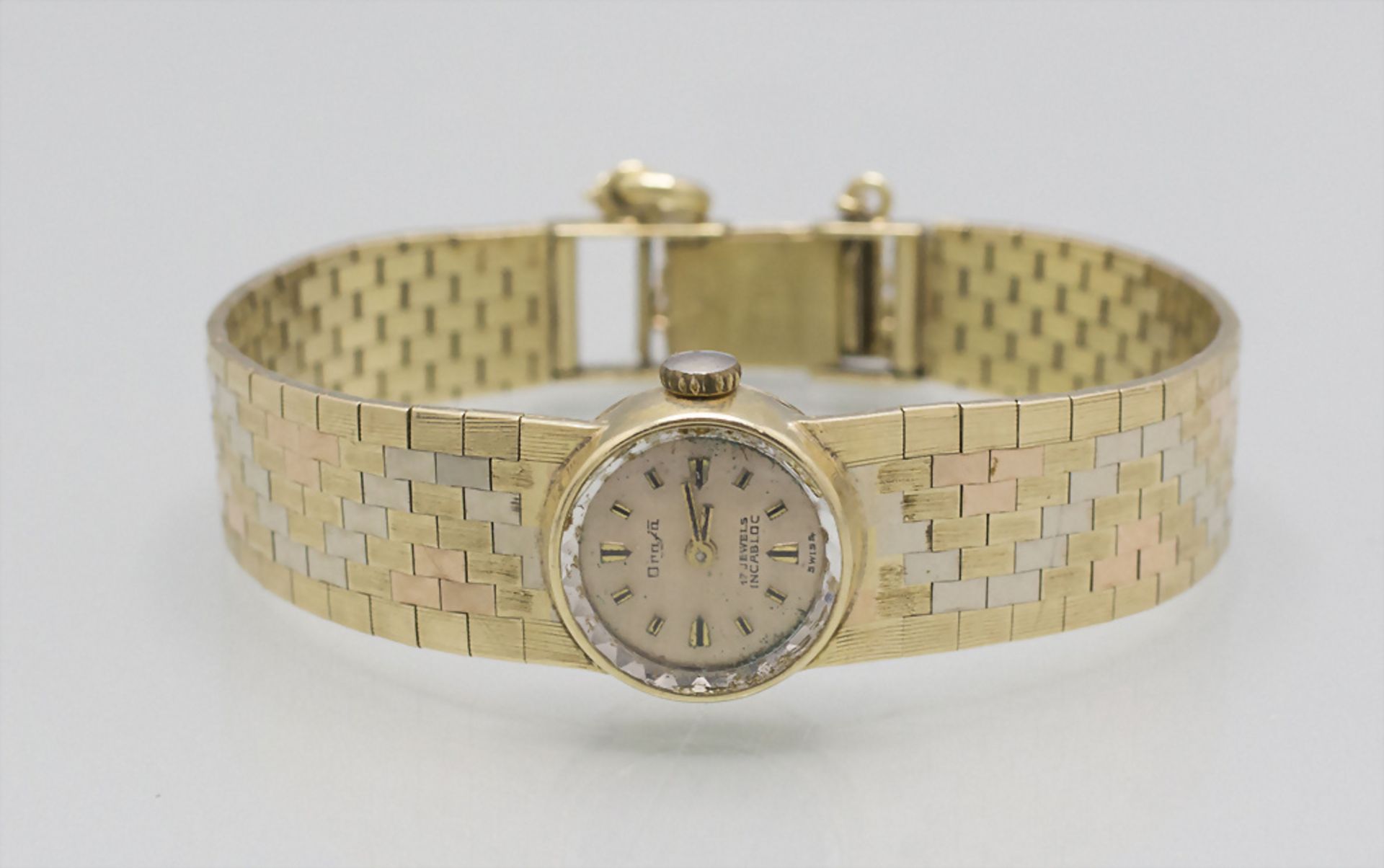 Damenuhr / A ladies 14 ct gold watch, Orafa, Swiss, um 1965