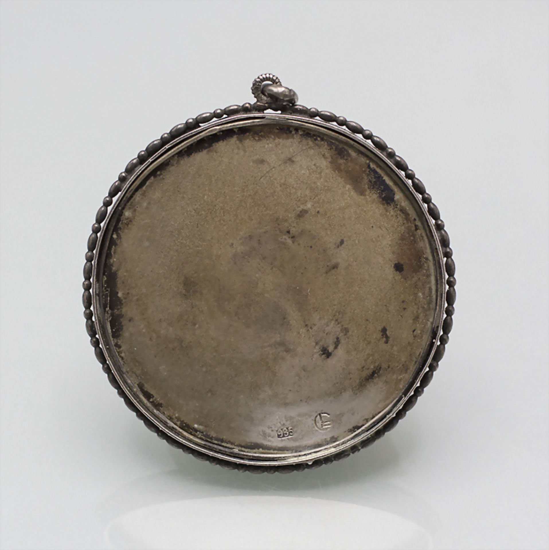 Art Déco Silber Anhänger / An Art Deco silver pendant, deutsch, um 1920 Art Déco Silber ... - Image 2 of 2