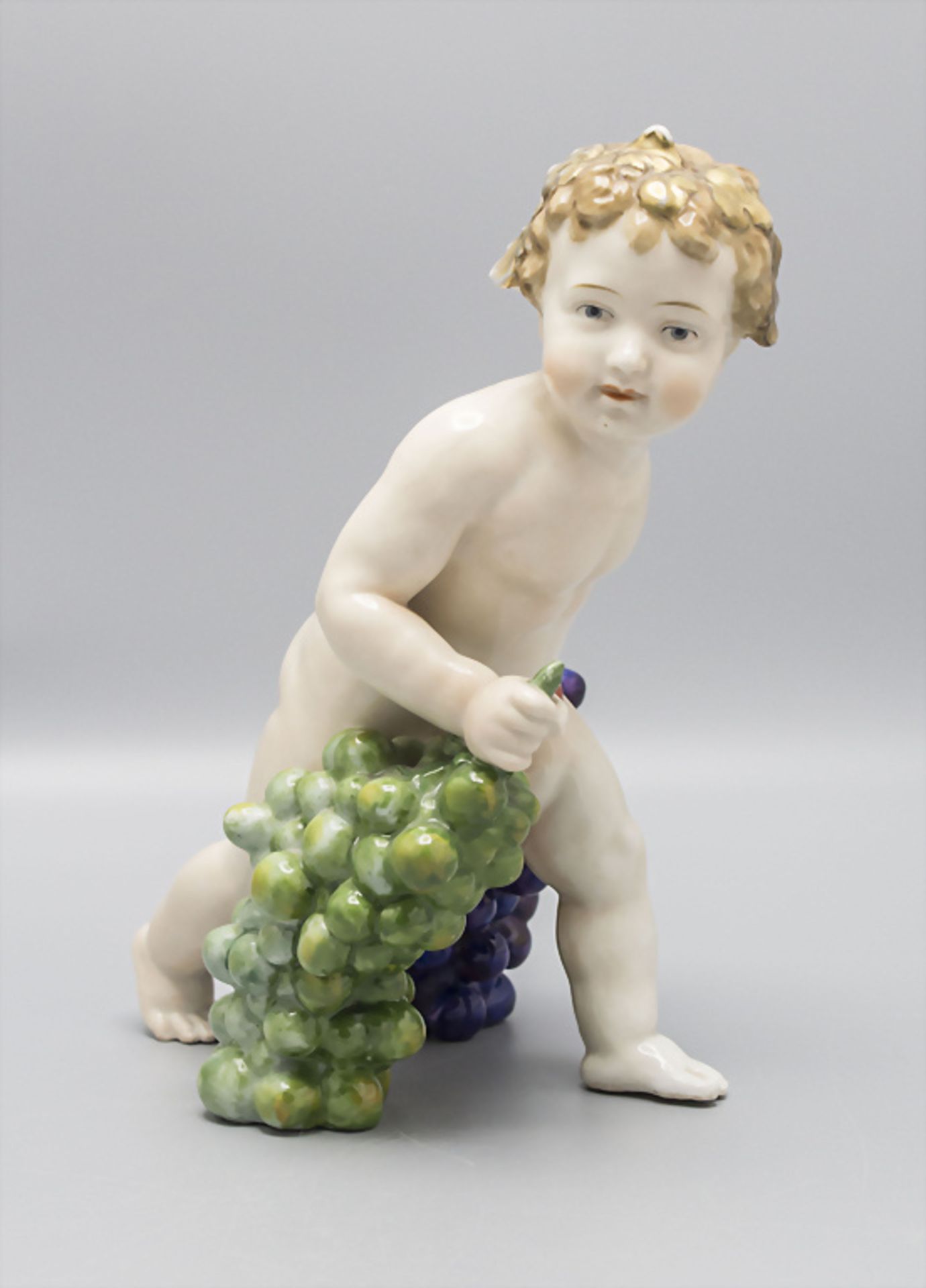 2 Putti Figuren / Two figures of porcelain, Karl Ens, Volksstedt-Rudolstadt, Anfang 20. Jh. - Bild 2 aus 9