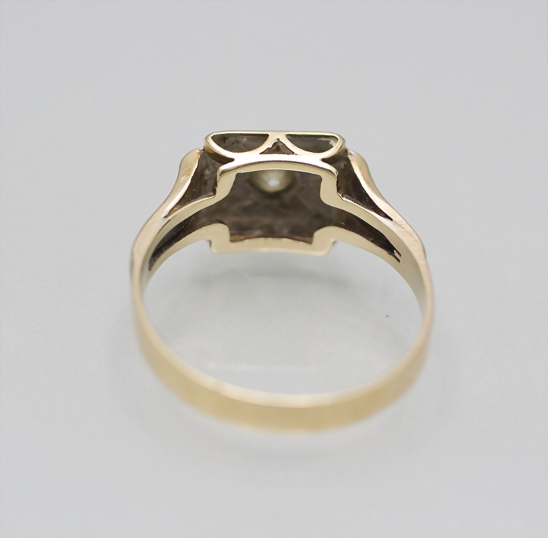 Damenring mit Diamant / A ladies 14 ct gold ring with diamond - Image 3 of 3